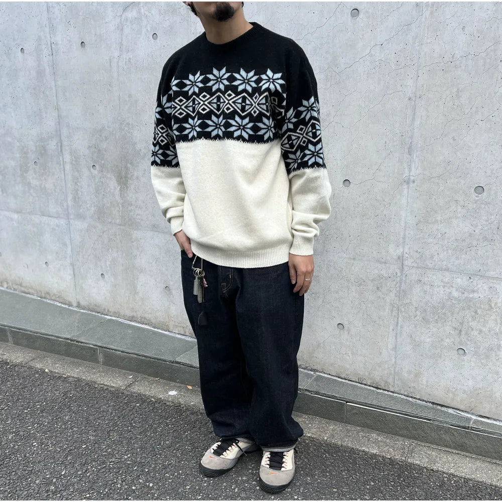 SEQUEL / NORDIC CREW NECK KNIT (SQ-23AW-KN-03)