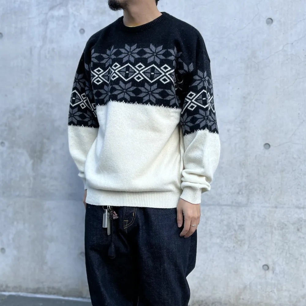 SEQUEL / NORDIC CREW NECK KNIT (SQ-23AW-KN-03)