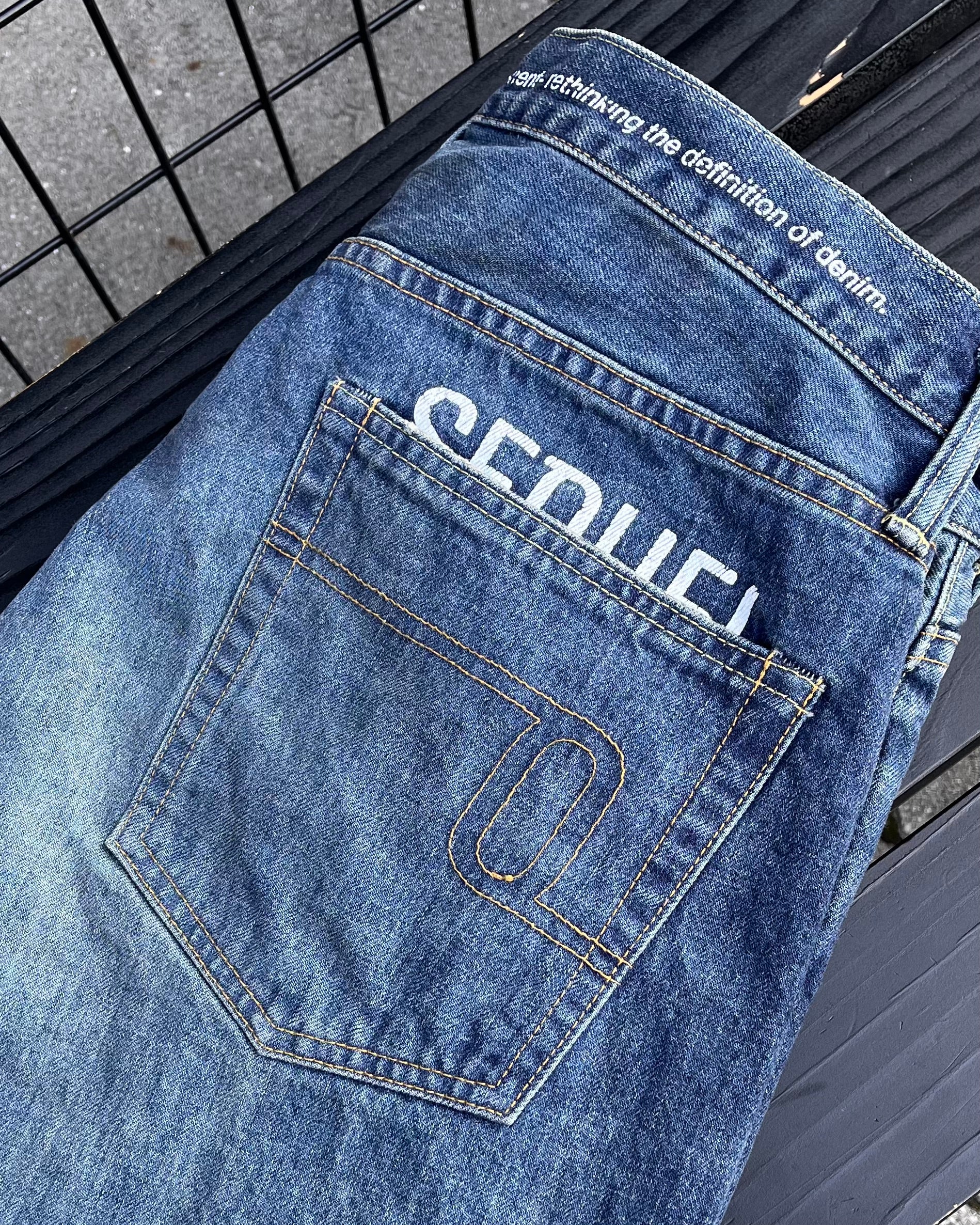 SEQUEL / × FRAGMENT DENIM PANTS (SQ-25AW-PT-09)