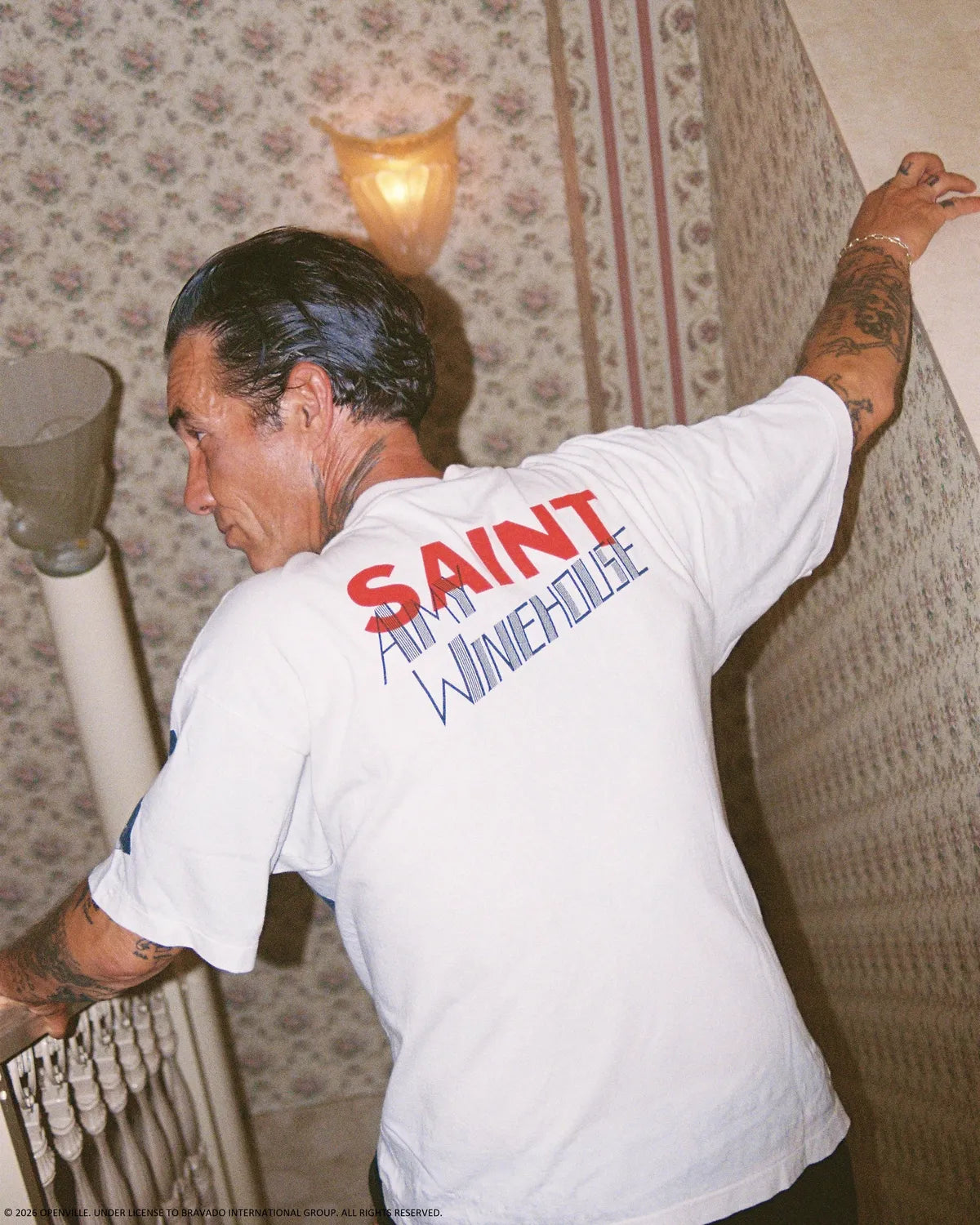 SAINT Mxxxxxx × Amy Winehouse / AMY_SS T-SHIRT/BACK TO BLK (SM-MK1-0000-C14)