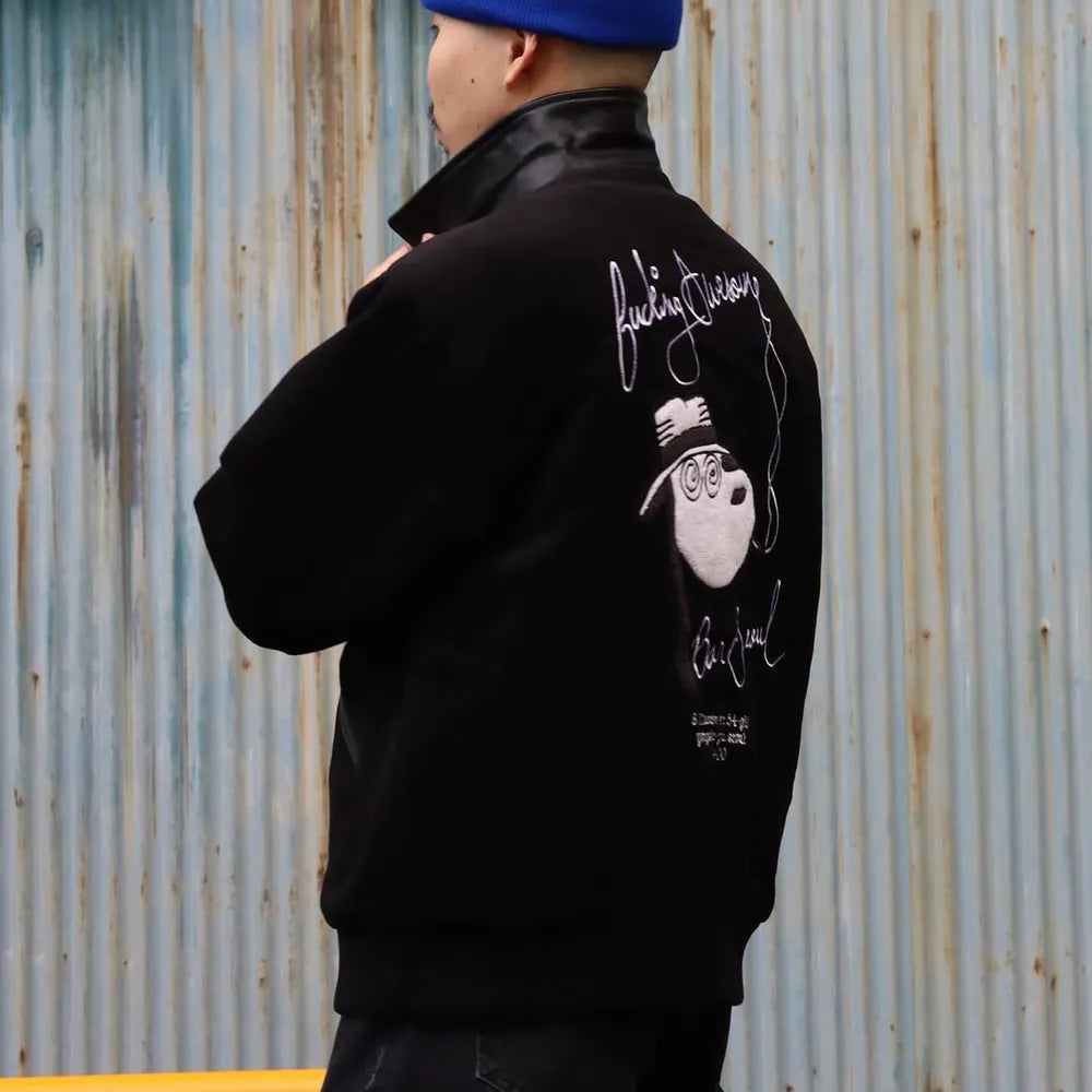 FUCKING AWESOME / Korea Bar Varsity Jacket