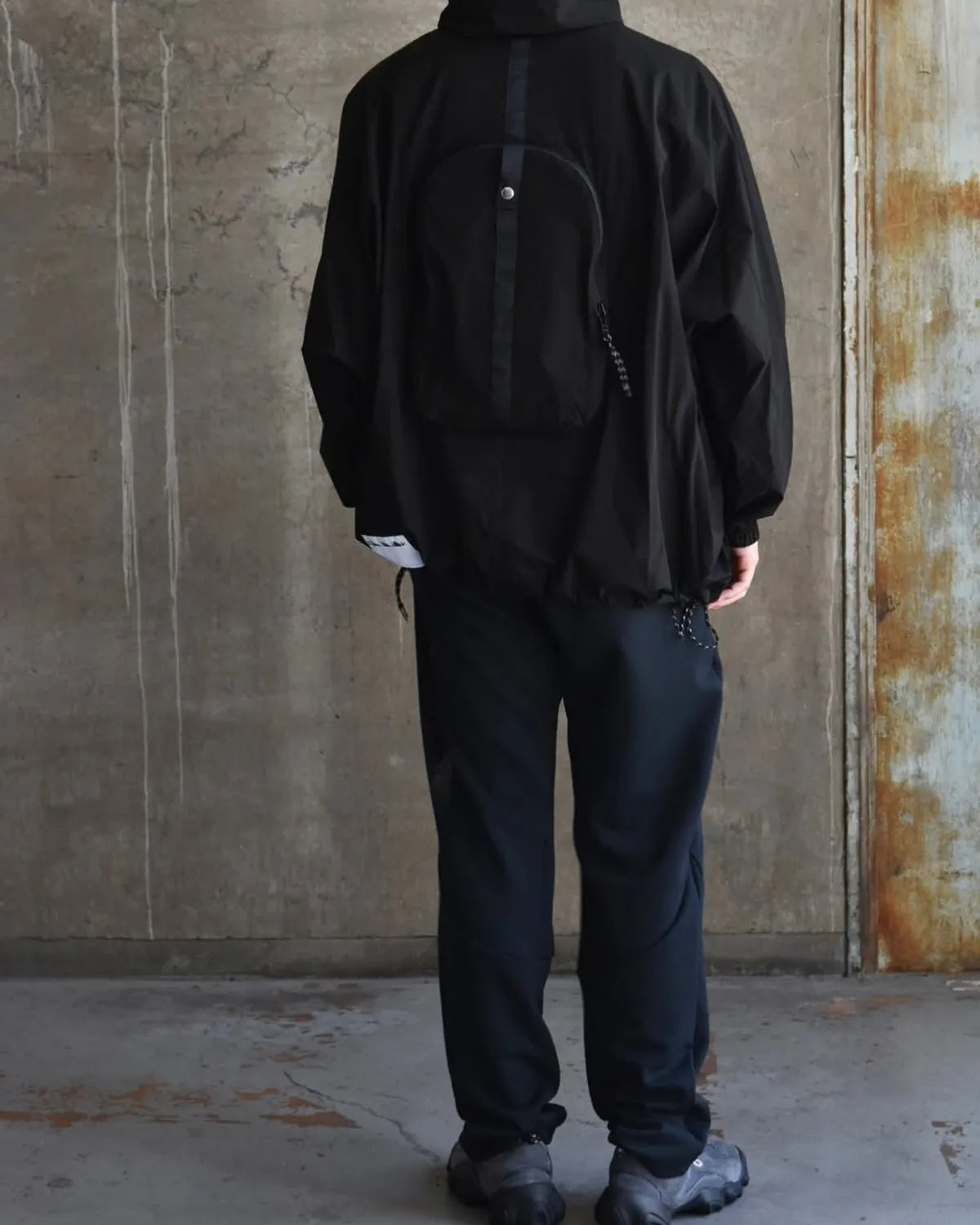 ALMOSTBLACK / WV WTR-R HD PONCHO BLOUSON (25ABGAB-BL01)