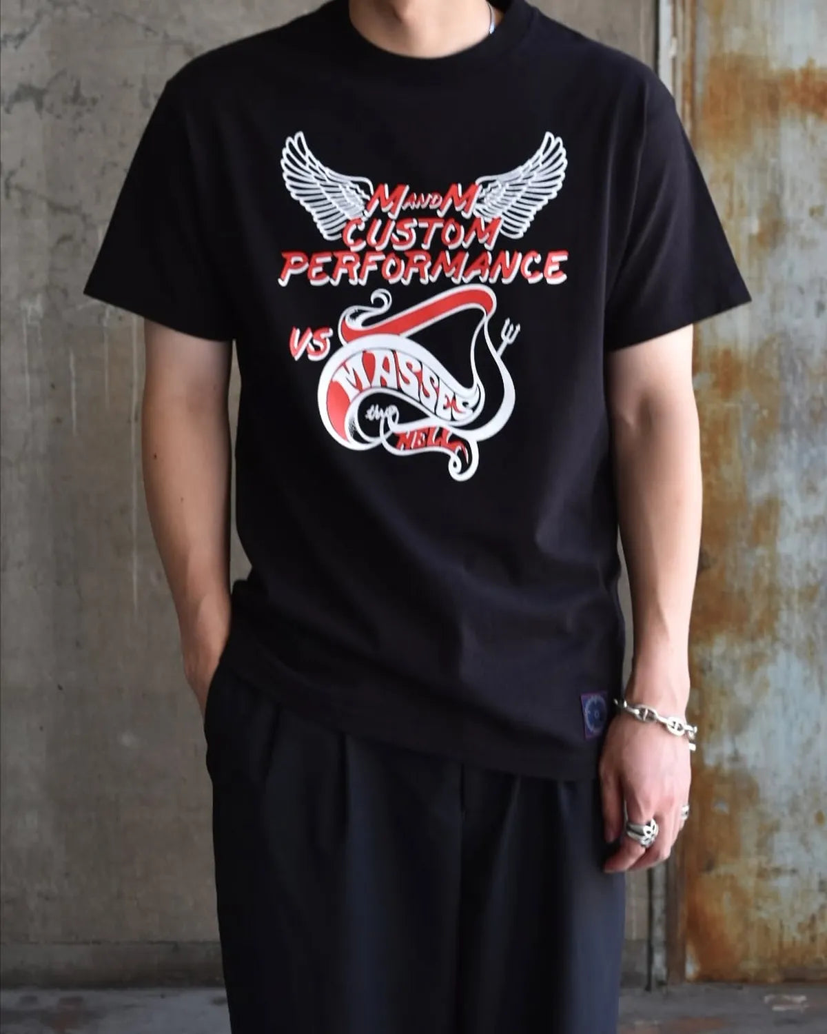 MASSES / M＆M × MASSES T-SHIRT HELL (1259011013)