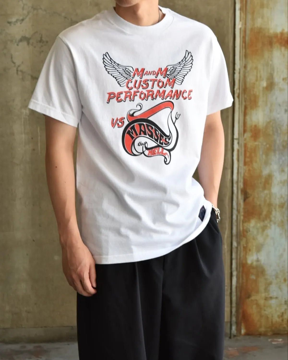MASSES / M＆M × MASSES T-SHIRT HELL (1259011013)