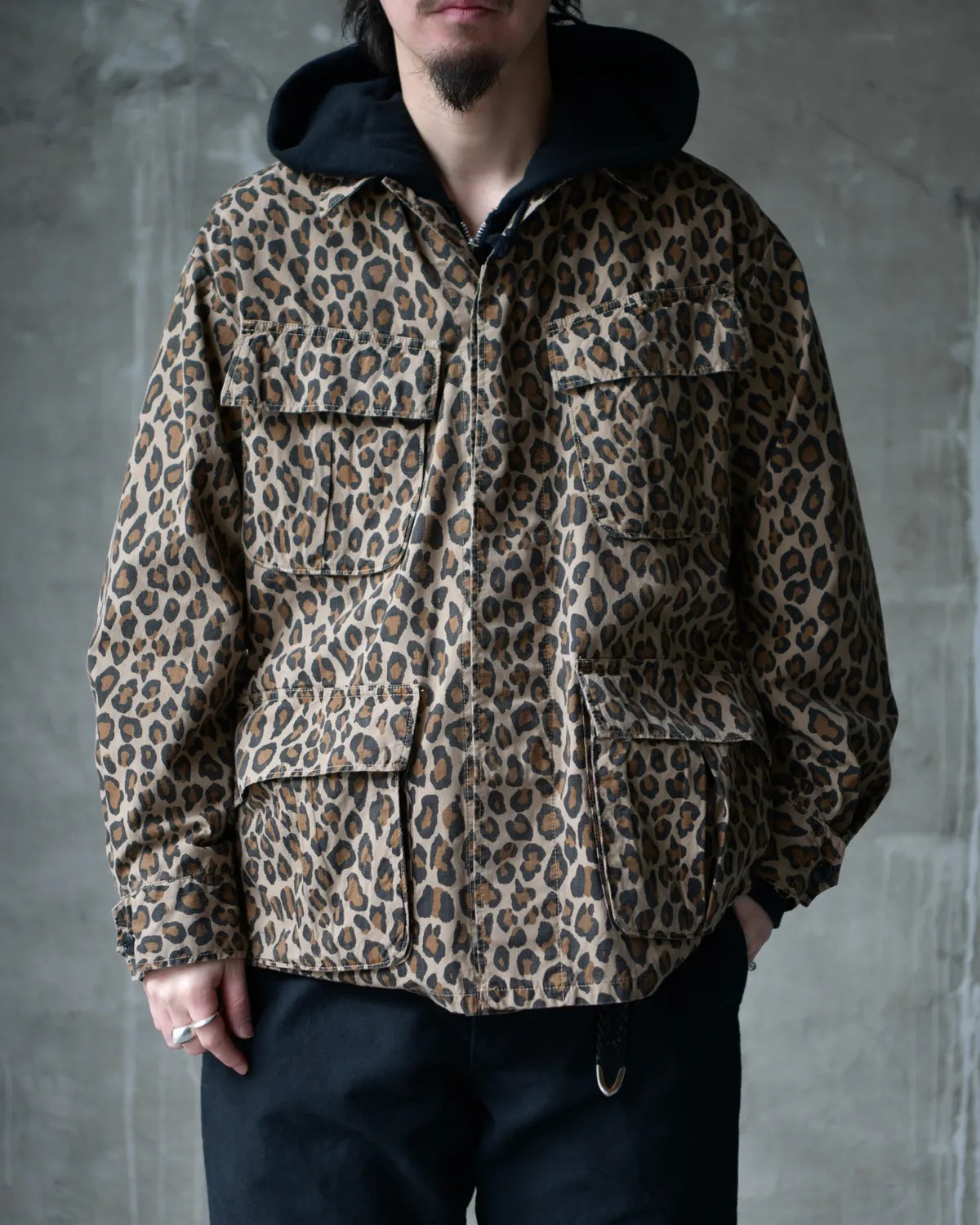 WACKO MARIA / LEOPARD FATIGUE JACKET -TYPE1- (26SSE-WMO-ML03)