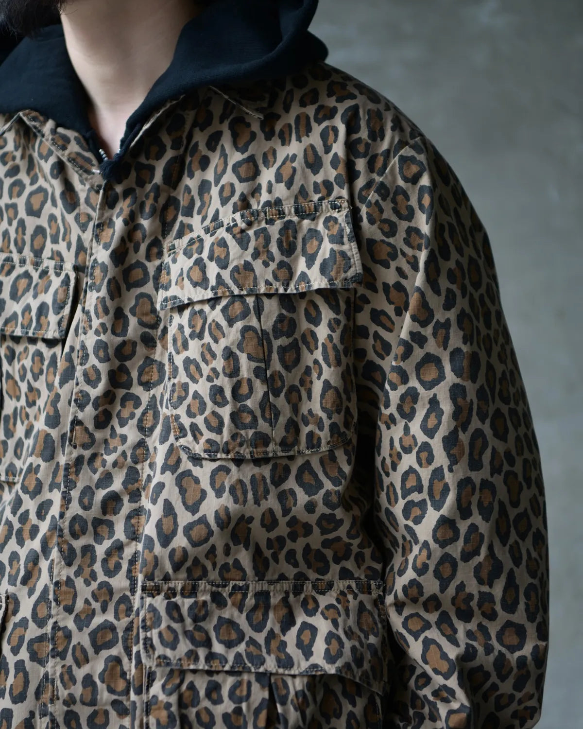 WACKO MARIA / LEOPARD FATIGUE JACKET -TYPE1- (26SSE-WMO-ML03)