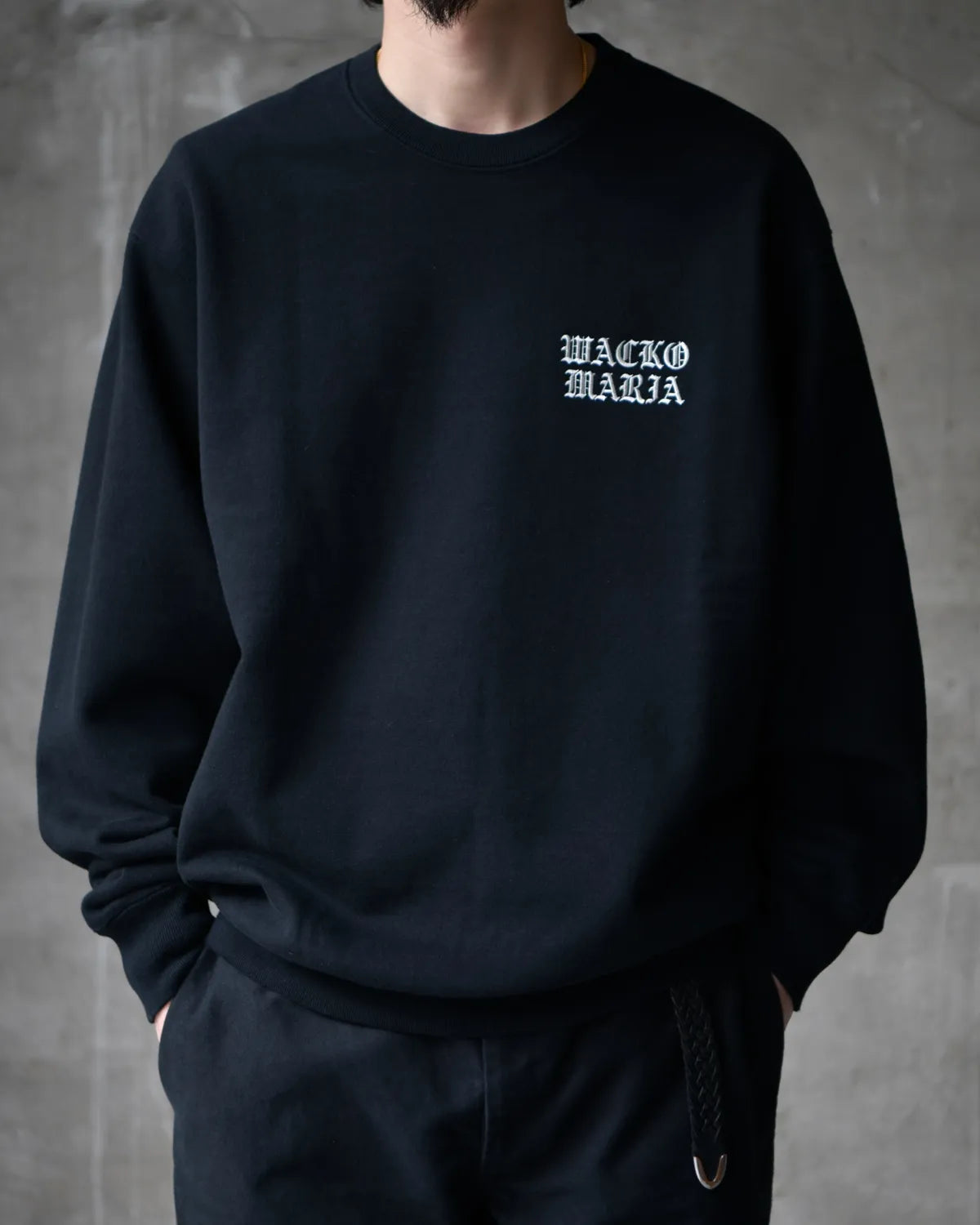 WACKO MARIA(ワコマリア) / WASHED MIDDLE WEIGHT CREW NECK SWEAT
