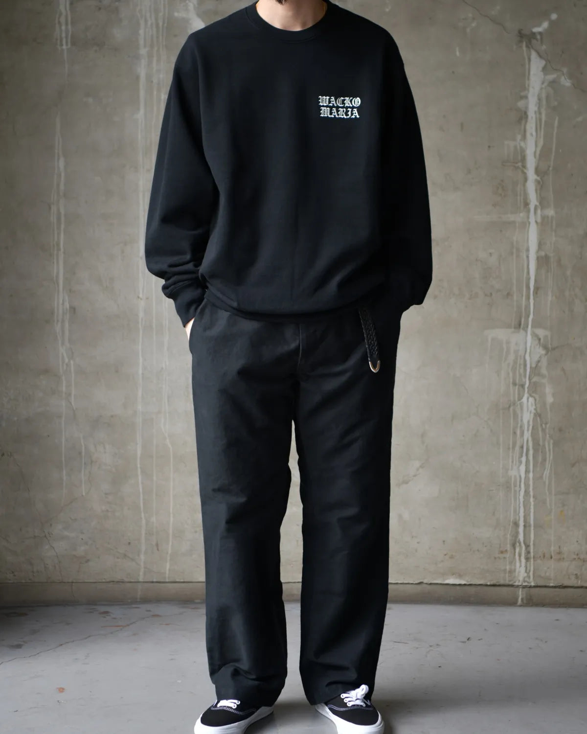 WACKO MARIA(ワコマリア) / WASHED MIDDLE WEIGHT CREW NECK SWEAT