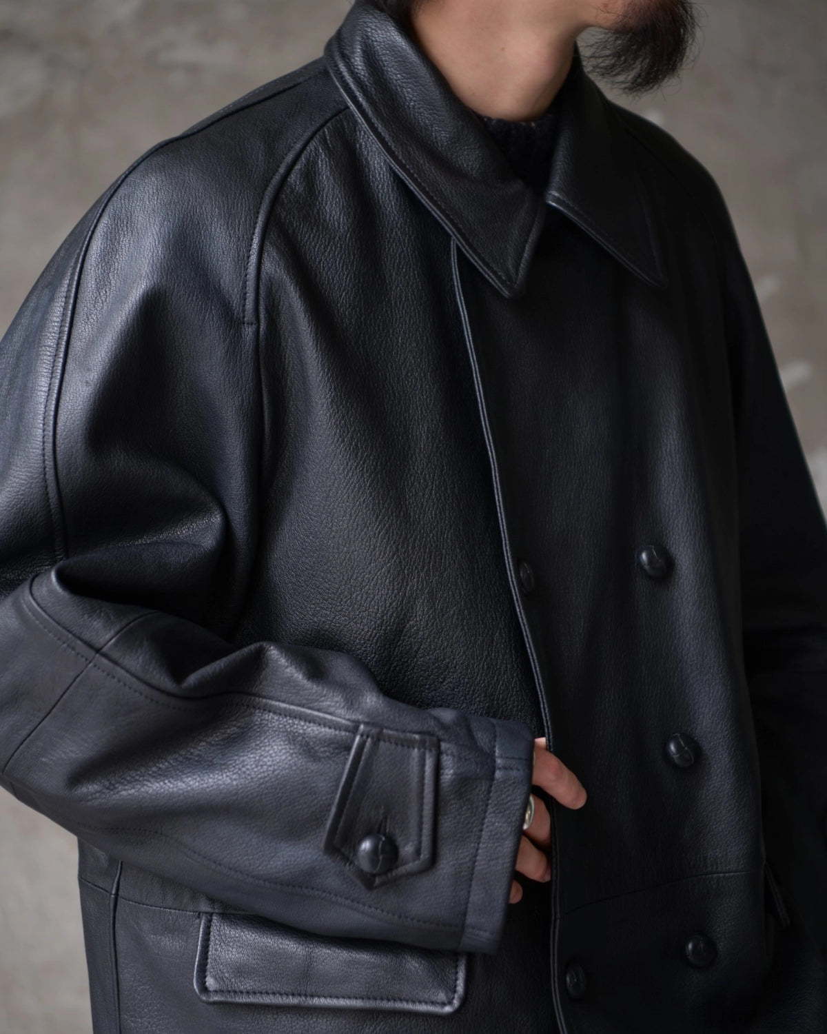 refomed × CCU / CCU LEATHER FORMAN COAT (RECO-CCU01)