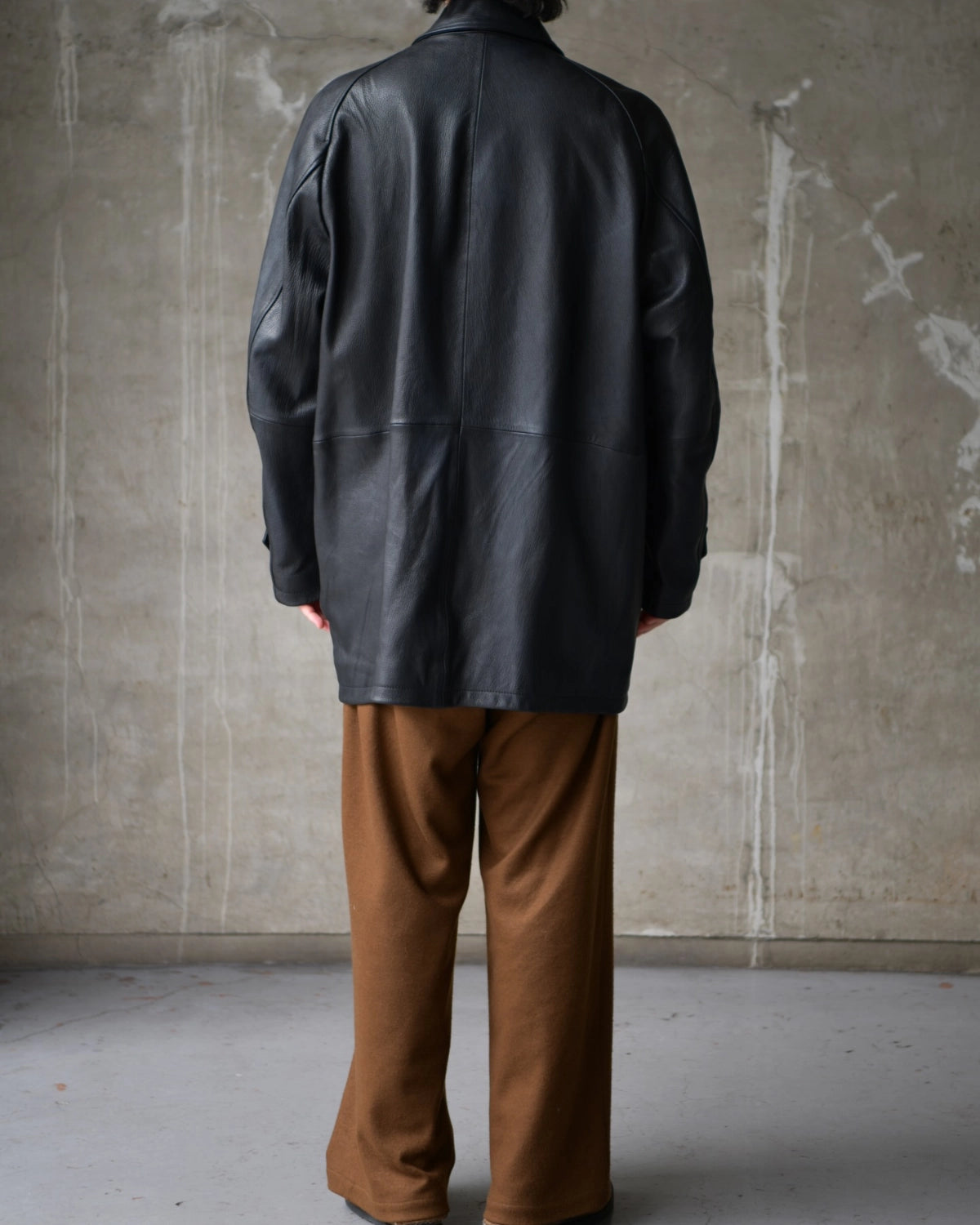 refomed × CCU / CCU LEATHER FORMAN COAT (RECO-CCU01)