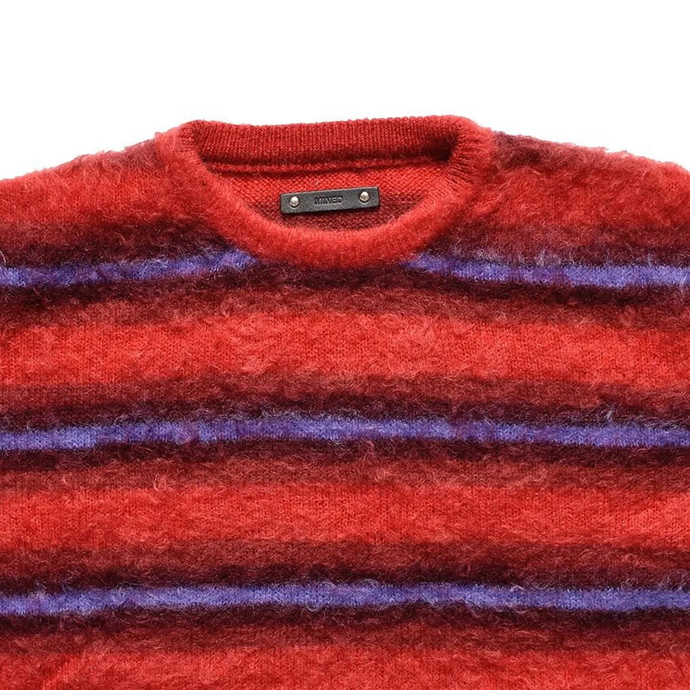 MINEDENIM  / Blurry Border Mohair Knit Pullover (2409-6001)