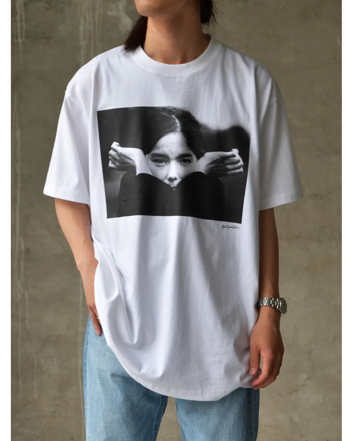 GDC × Bjork by Kevin Cummins / Monochrome Tee (GD0584-0104)