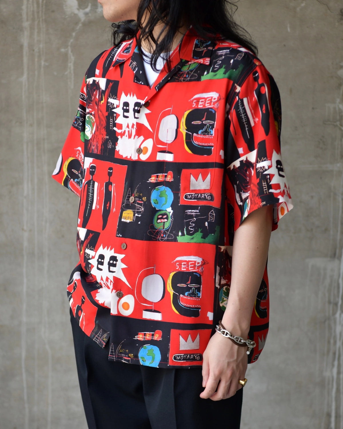 WACKO MARIA(ワコマリア) / × JEAN-MICHEL BASQUIAT S/S HAWAIIAN WACKO MARIA(ワコマリア) / × JEAN-MICHEL BASQUIAT S/S HAWAIIAN