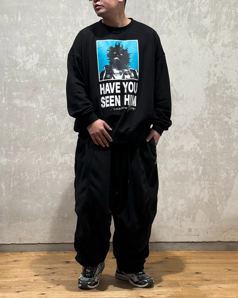 TIGHTBOOTH × KILLER BONG  / HAVE YOU SEEN HIM CREW SWEAT (FW24-TBKB09)