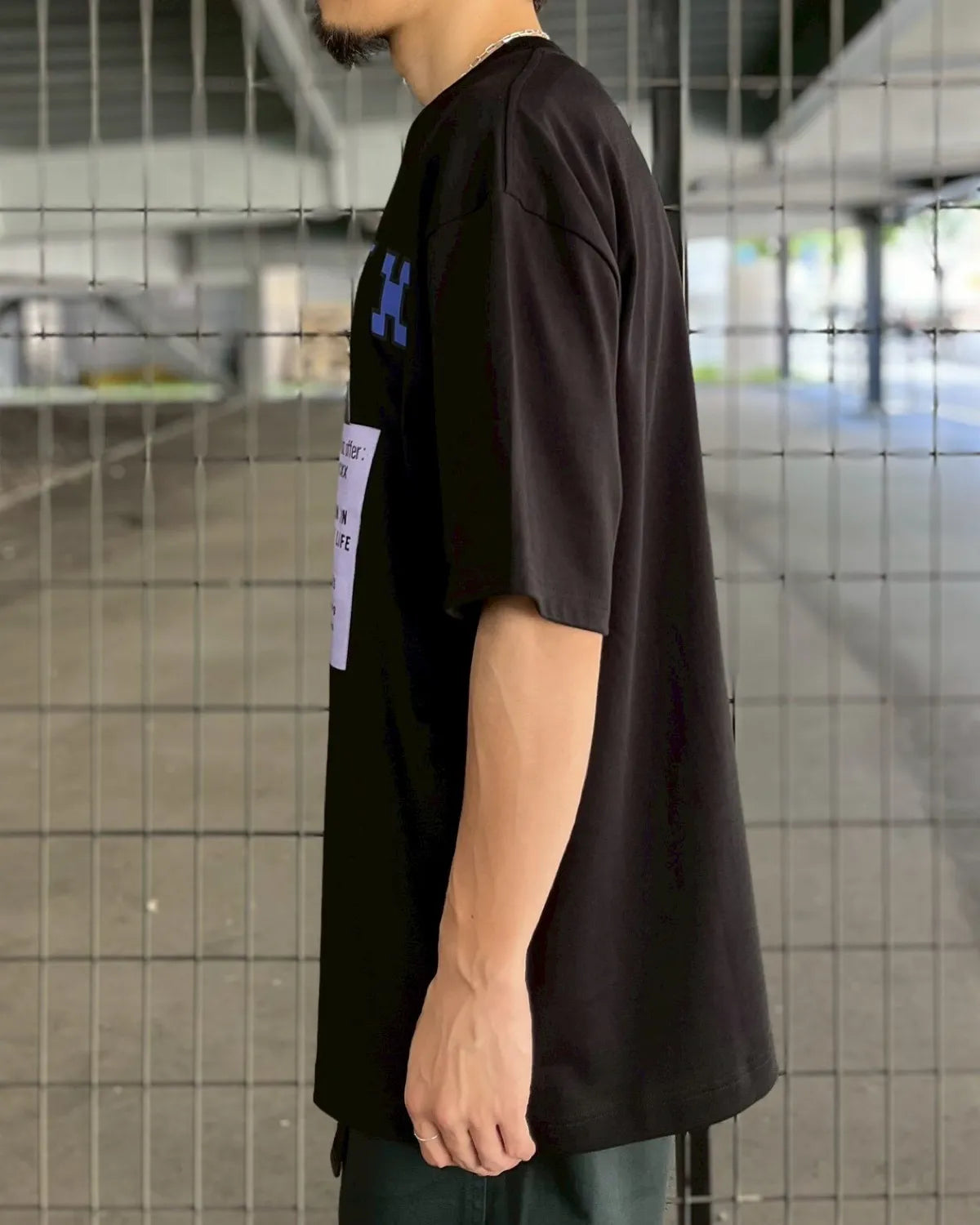GOD SELECTION XXX / "TRIPLEX" Block Letter Logo Photo Tee (GX-S26-ST-10)