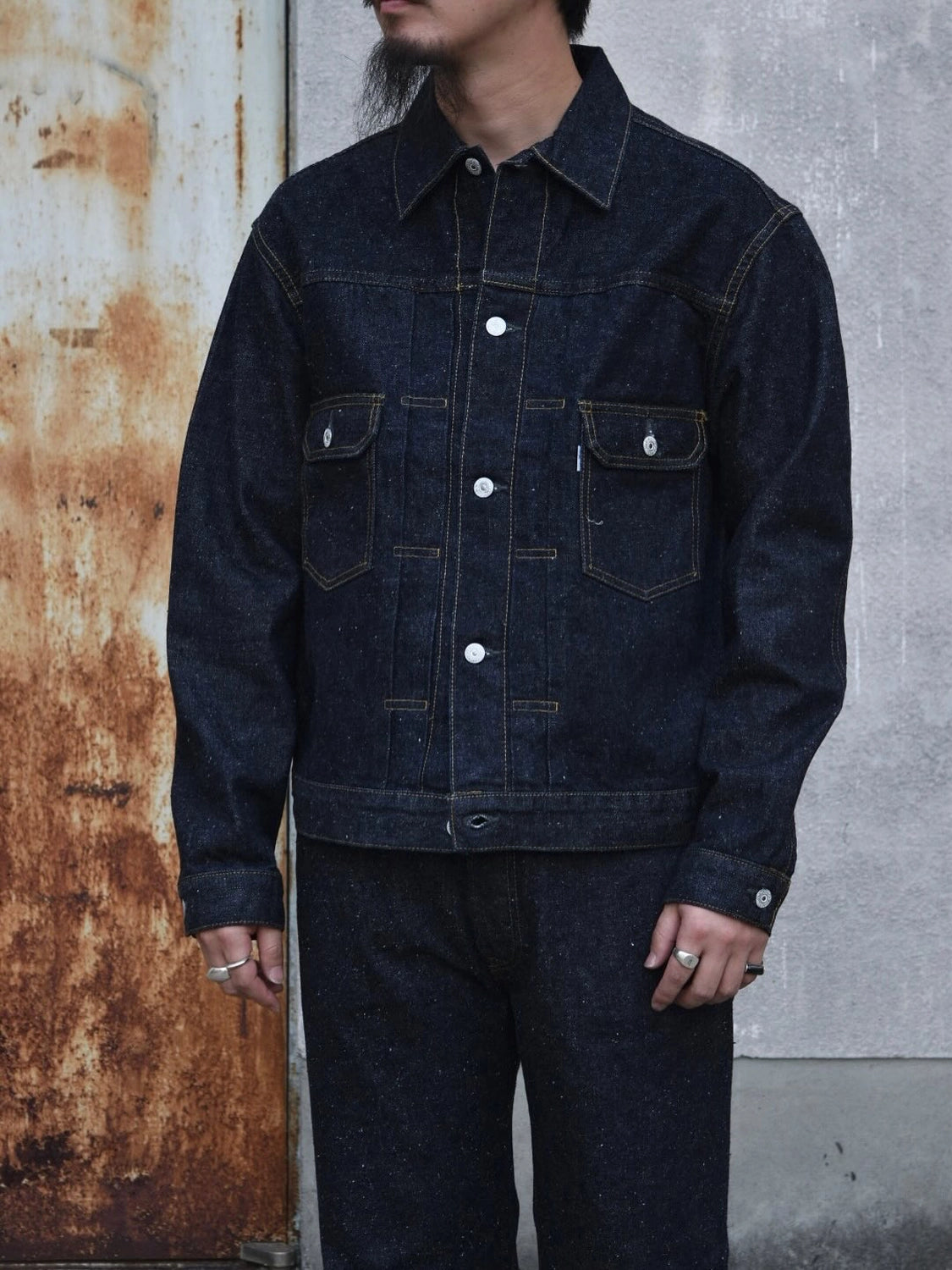 New Manual / #006 LV 2nd T-BACK JACKET ONE-WASHED