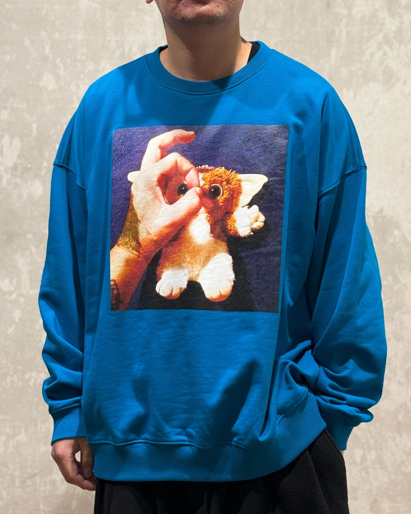 TIGHTBOOTH × KILLER BONG  / HAND SIGN CREW SWEAT (FW24-TBKB10)