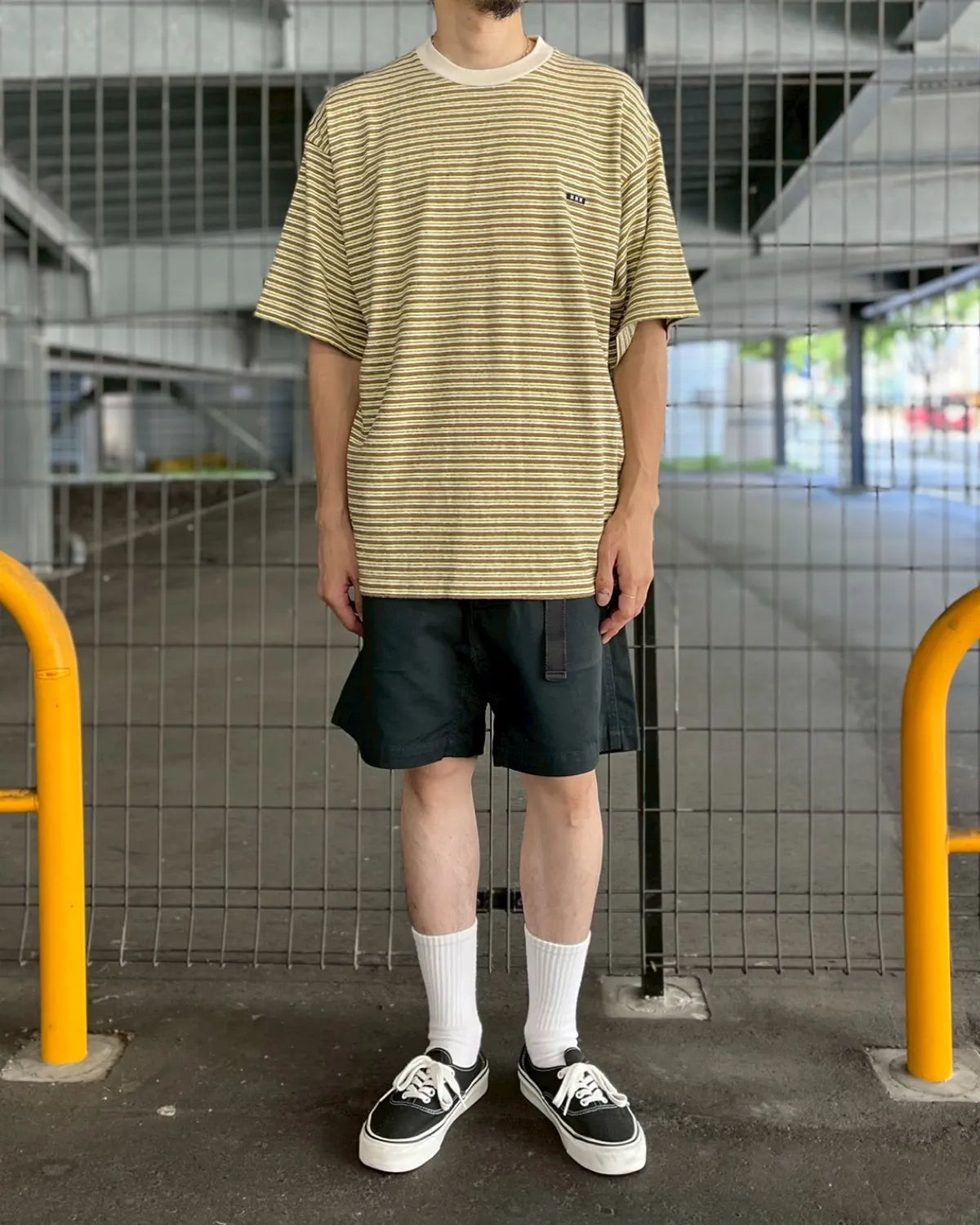 GOD SELECTION XXX / Mini Box Logo Border Tee (GX-S26-CS-07)