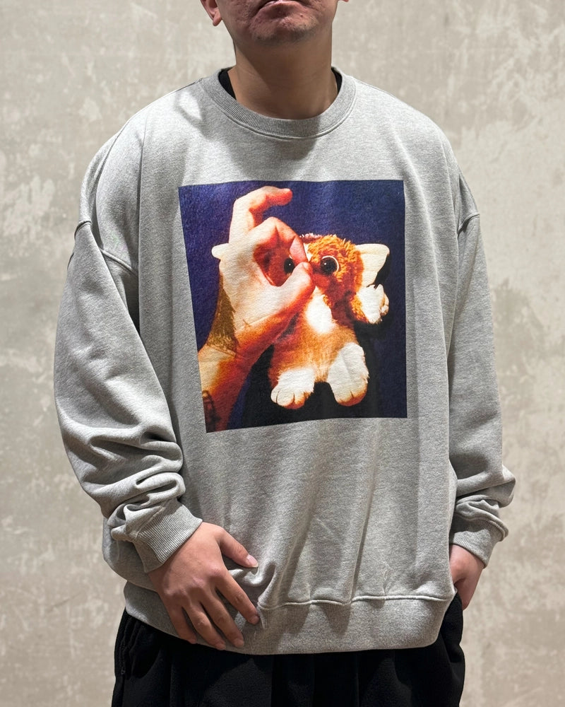 TIGHTBOOTH × KILLER BONG  / HAND SIGN CREW SWEAT (FW24-TBKB10)