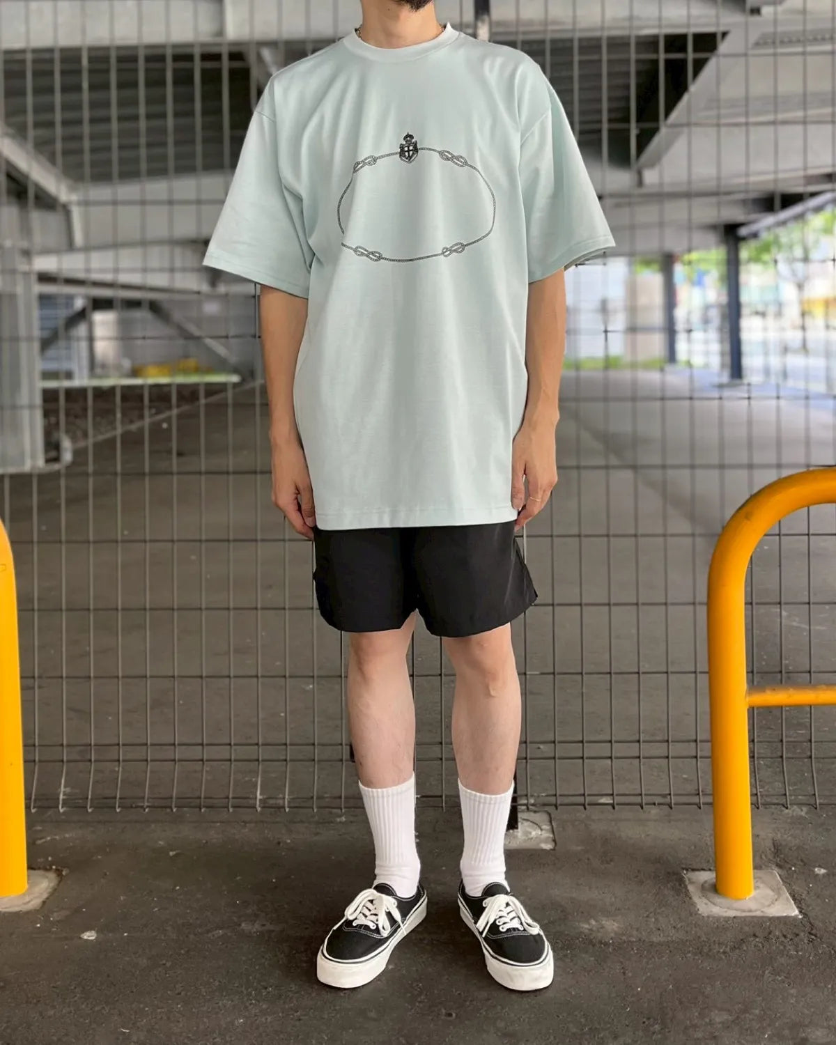 GOD SELECTION XXX / "Oval Rope" Logo Tee (GX-S26-ST-11)