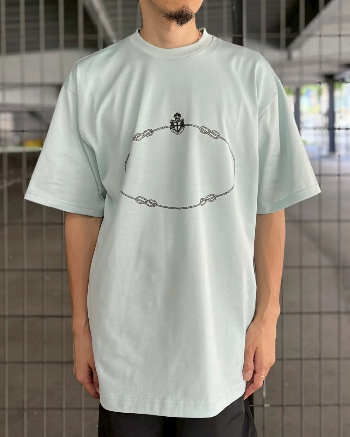 GOD SELECTION XXX / "Oval Rope" Logo Tee (GX-S26-ST-11)