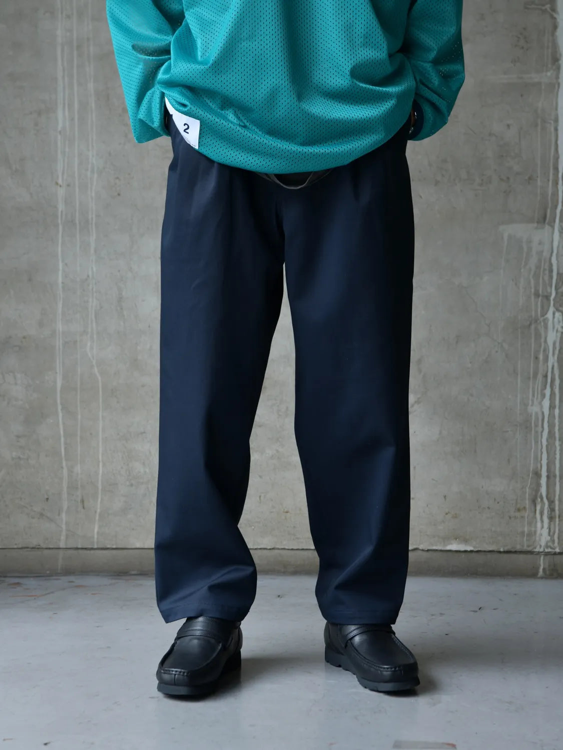 DESCENDANT / DC-3 ORGANIC COTTON TWILL TROUSERS (261TQDS-PTM01)