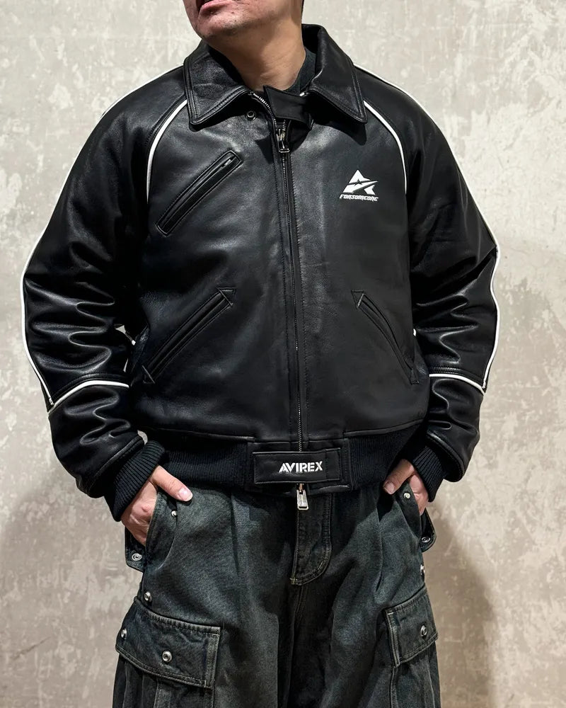 FORSOMEONE / AVIREX LEATHER JACKET (78001003)