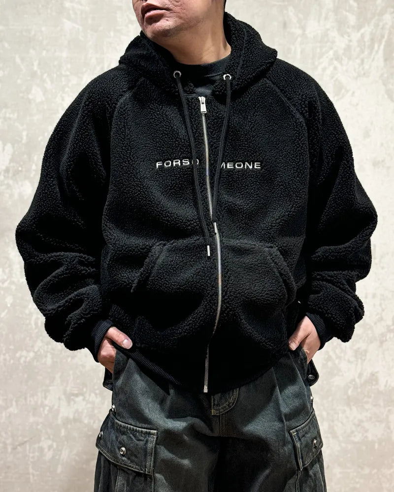 FORSOMEONE / SHERPA FLEECE ZIP HOODIE (78000818)