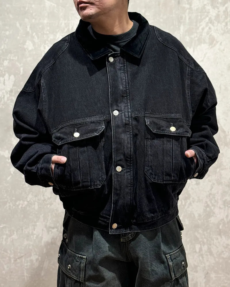 FORSOMEONE / MOTO JACKET DENIM (78000959)