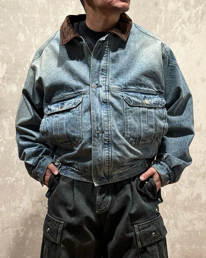 FORSOMEONE / MOTO JACKET DENIM (78000959)