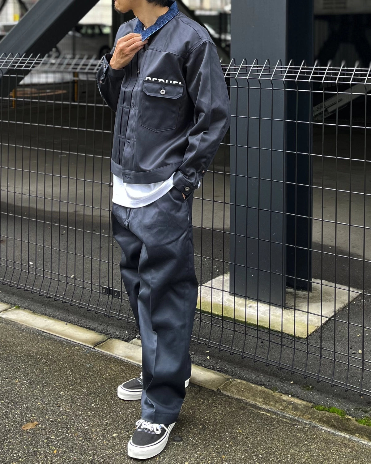 SEQUEL / DENIM COLLAR JACKET (SQ-26AW-JK-01)