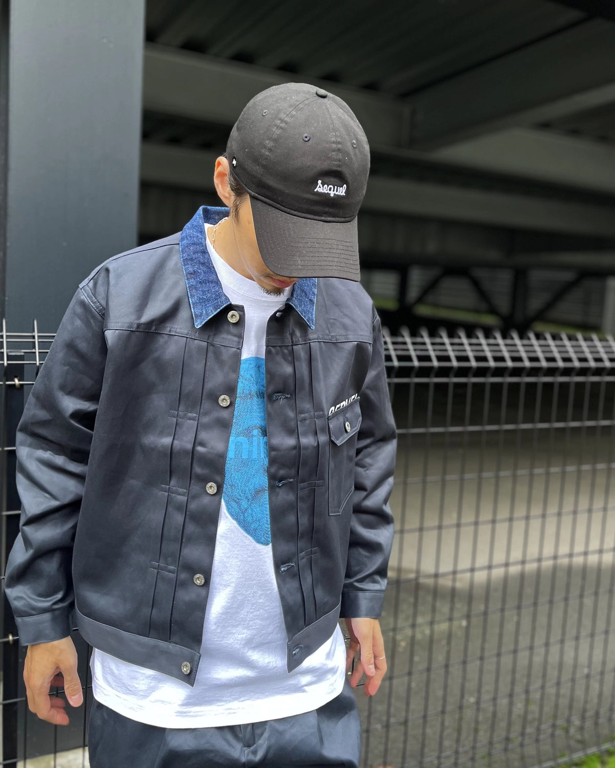 SEQUEL / DENIM COLLAR JACKET (SQ-26AW-JK-01)