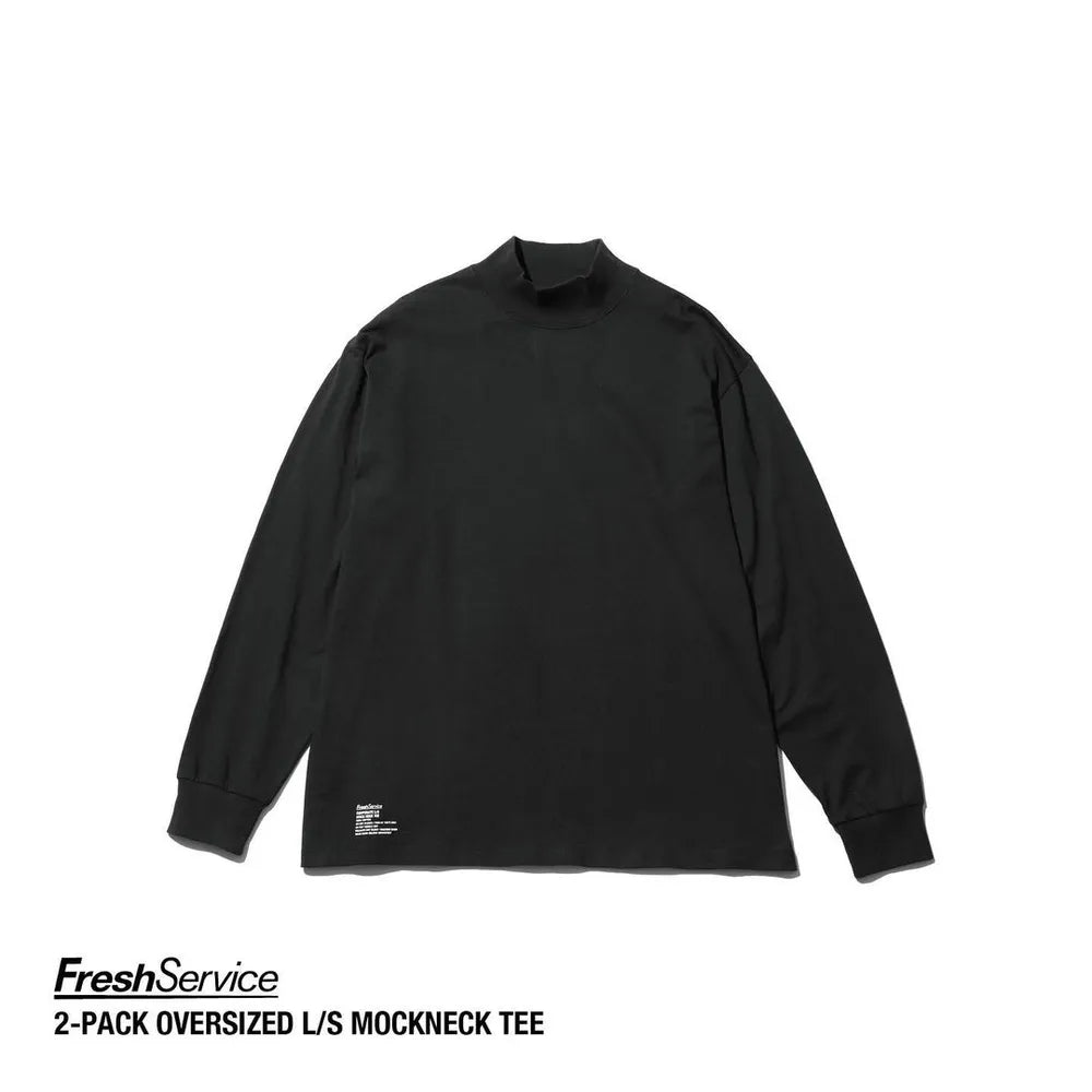 FreshService / 2-PACK OVERSIZED L/S MOCKNECK TEE