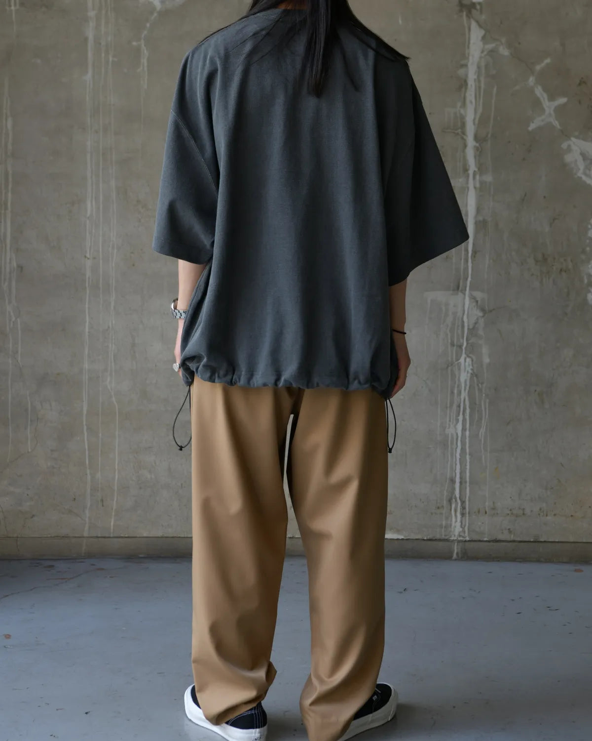 is-ness / Arm Pocket Balloon T-Shirt (26SS_40_1008SST01)