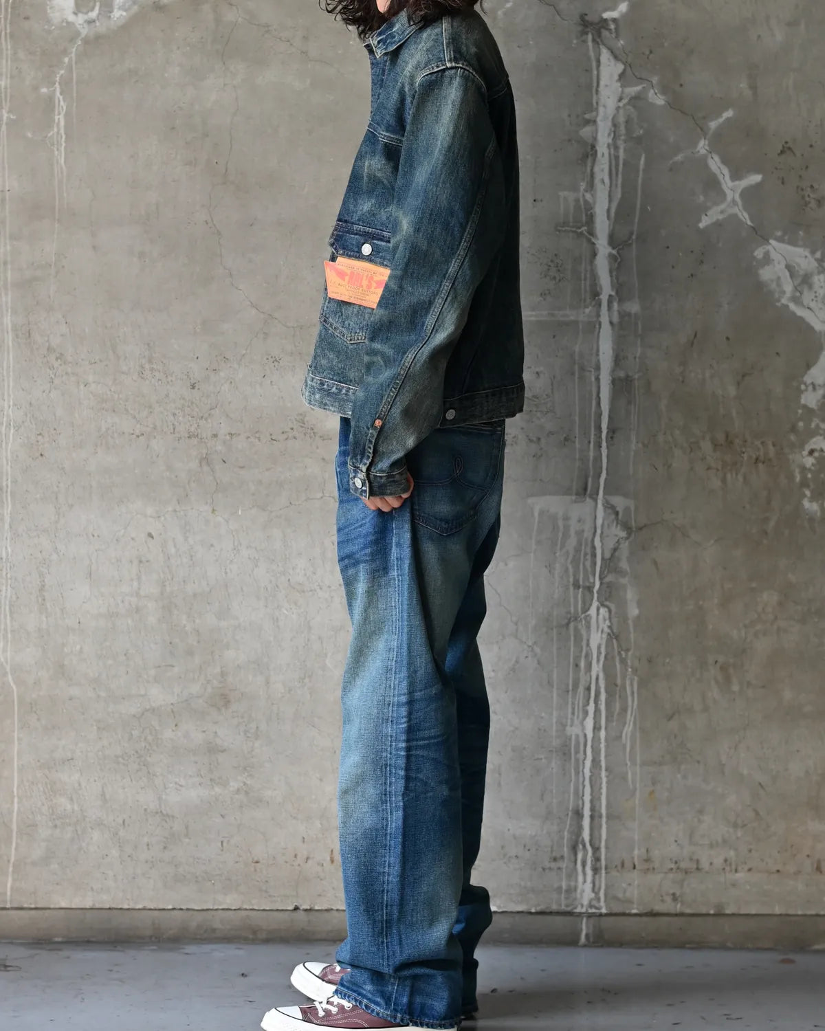 RRL / ウエストビュー デニム トラッカー ジャケット (MNRROTW16020151)