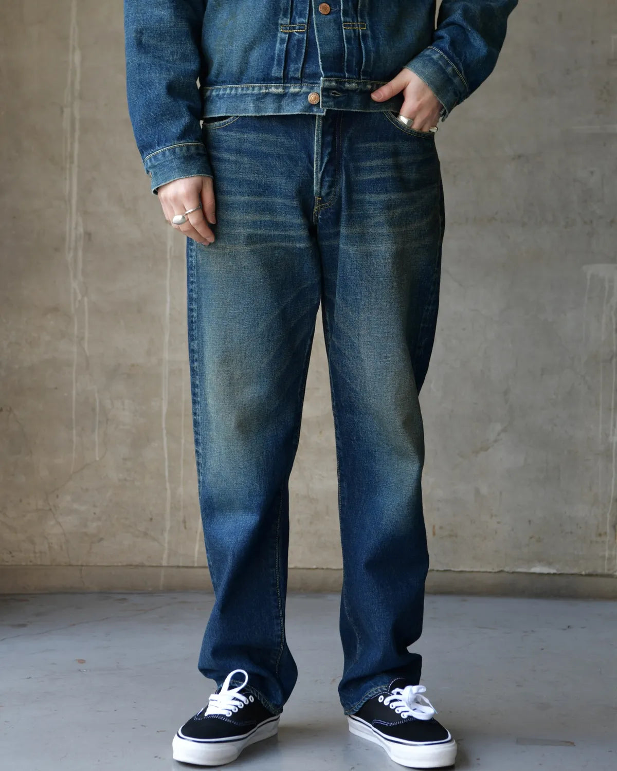 MINEDENIM L.Straight 5pocket USS キムタク人気 デニム・ジーンズ