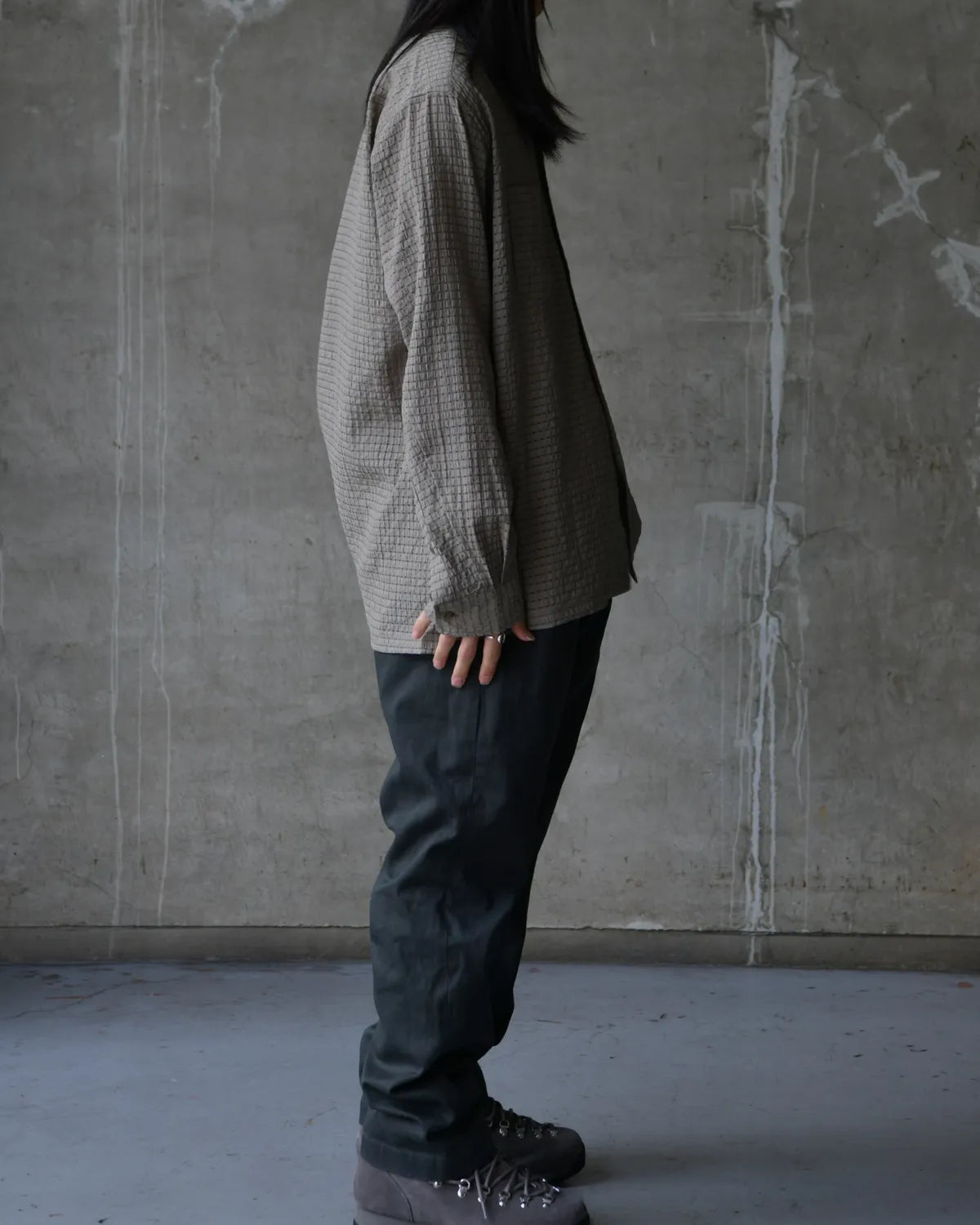 NONNATIVE（ノンネイティブ）/ VOYAGER L/S SHIRT R/P/N DOBBY CHECK
