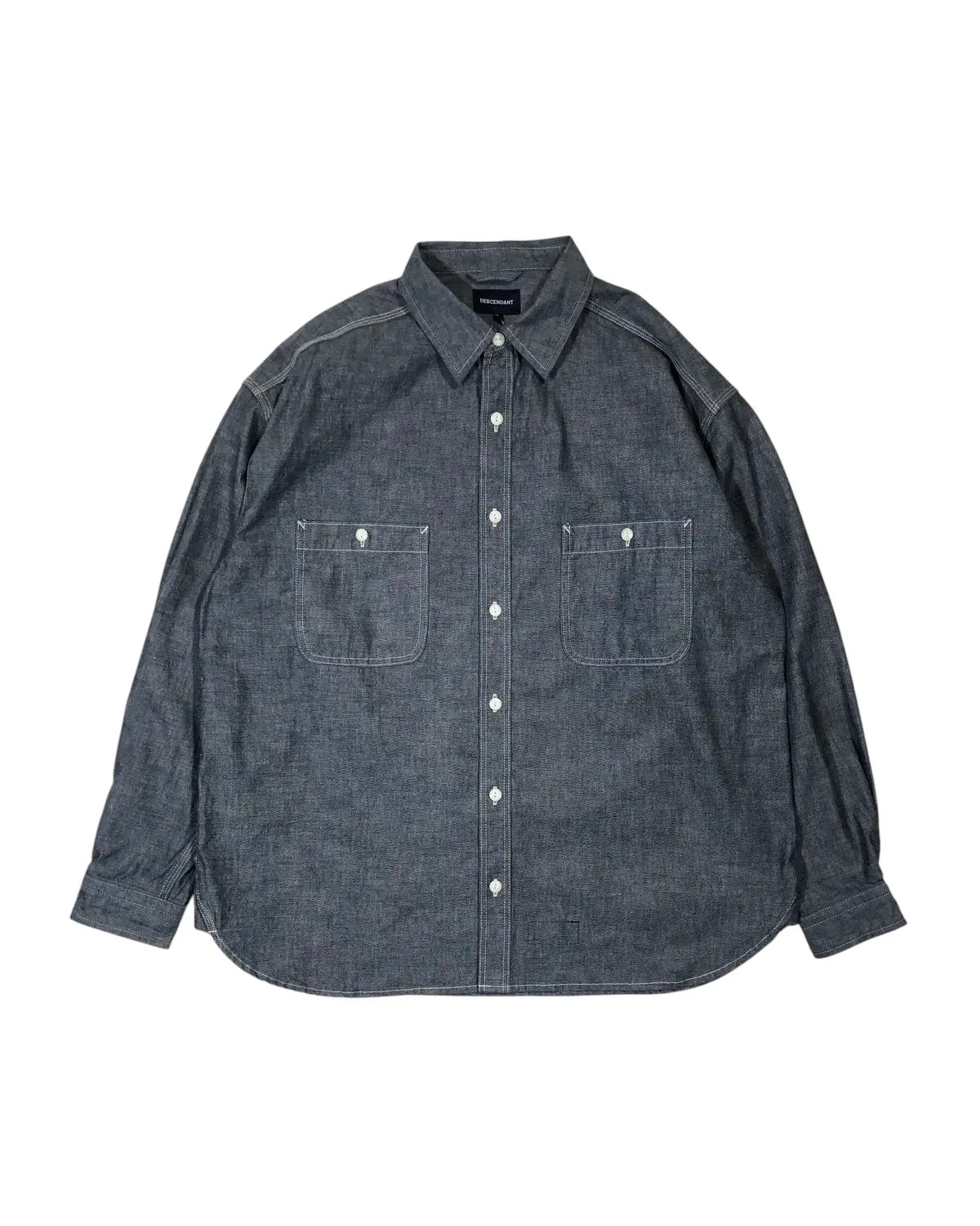 DESCENDANT / NORMAN CHAMBRAY LS SHIRT (252WVDS-SHM02)