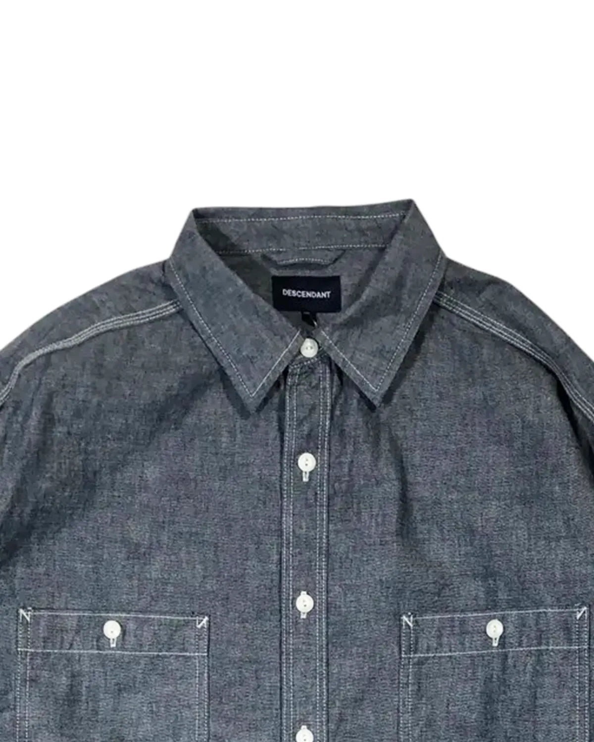 DESCENDANT / NORMAN CHAMBRAY LS SHIRT (252WVDS-SHM02)