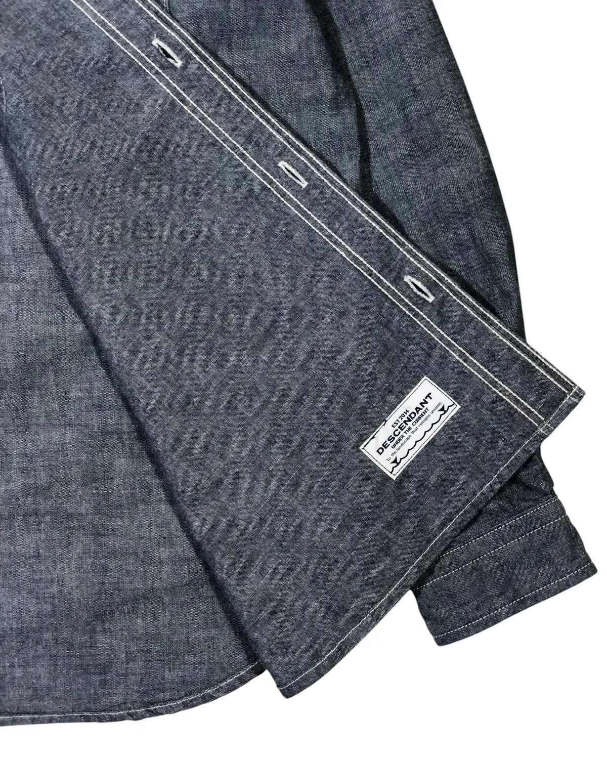 DESCENDANT / NORMAN CHAMBRAY LS SHIRT (252WVDS-SHM02)