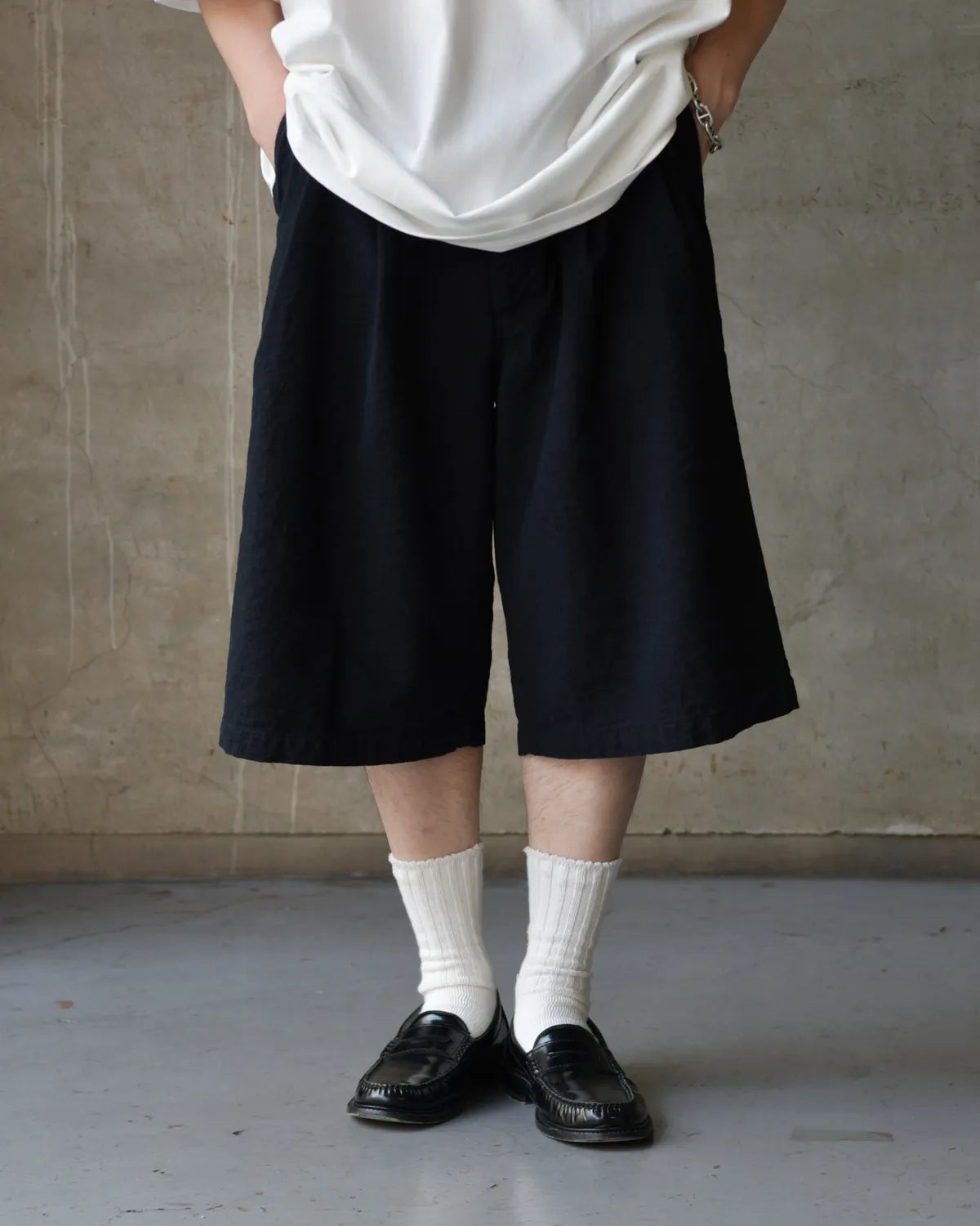 COOTIE PRODUCTIONS® / C/Li Canvas 2 Tuck Short Trousers (CTE-26S105)