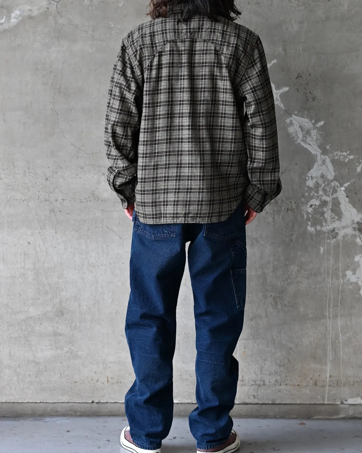 RRL / チェック ツイル ワークシャツ (MNRRWOV16820427)