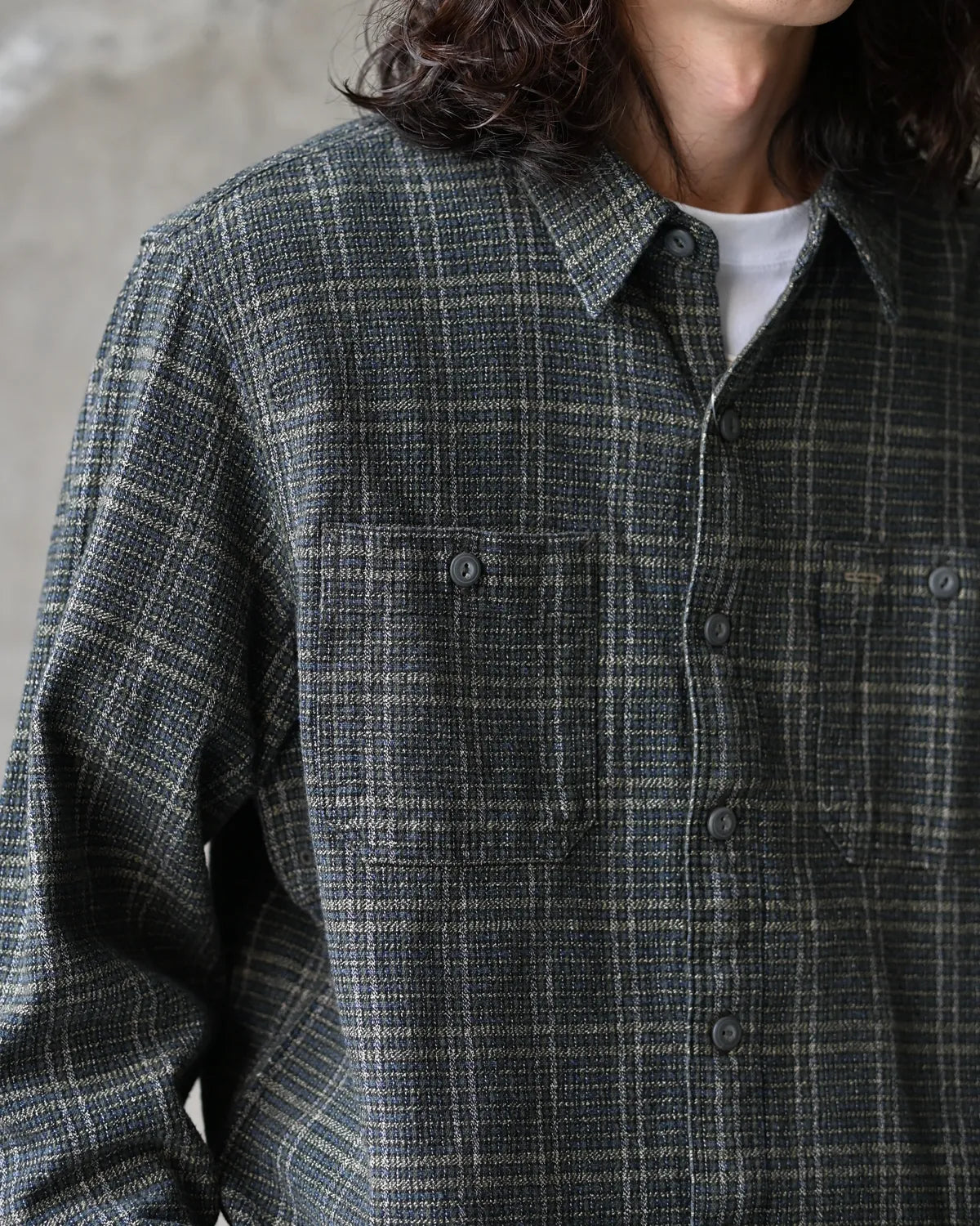 RRL / チェック ウーブン ワークシャツ (MNRRWOV16820428)