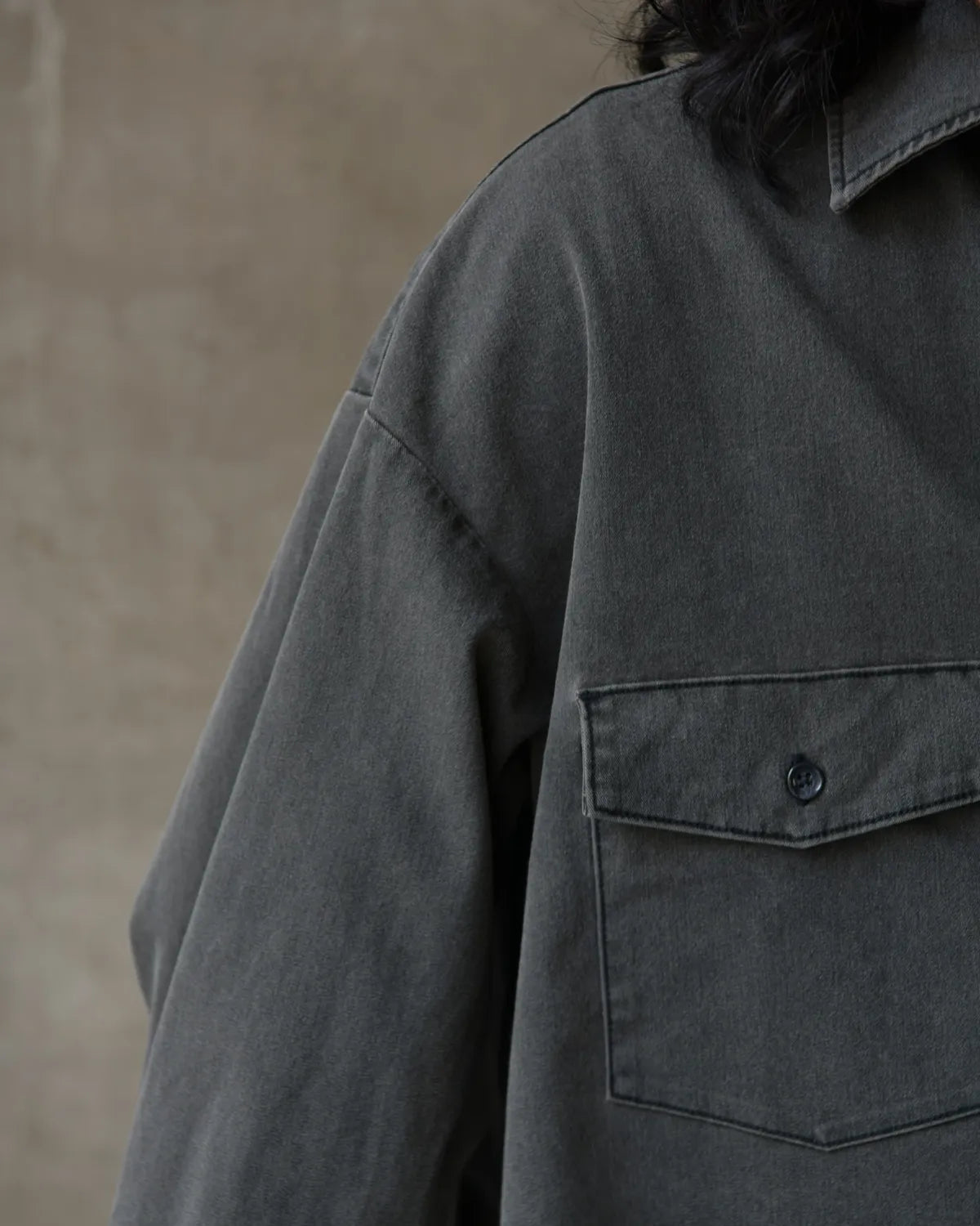 COOTIE PRODUCTIONS® / Pigment Coating T/R Twill L/S Work Shirt (CTE-26S403)