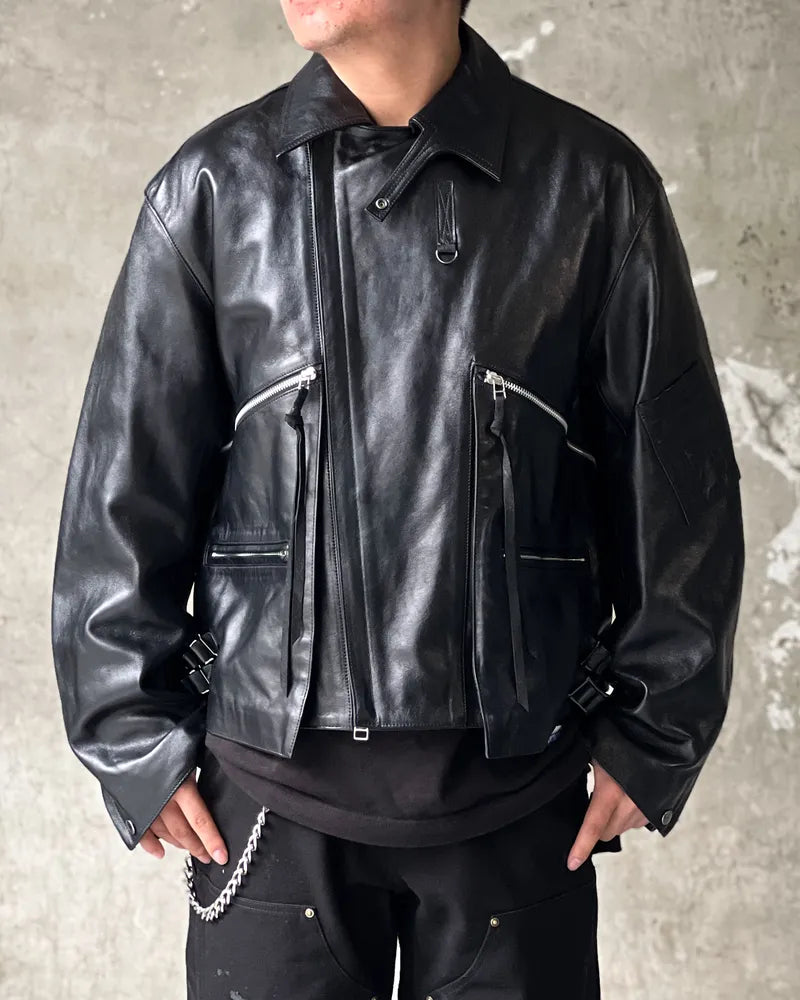 Tamme / LEATHER ML3 JACKET (24A0200)