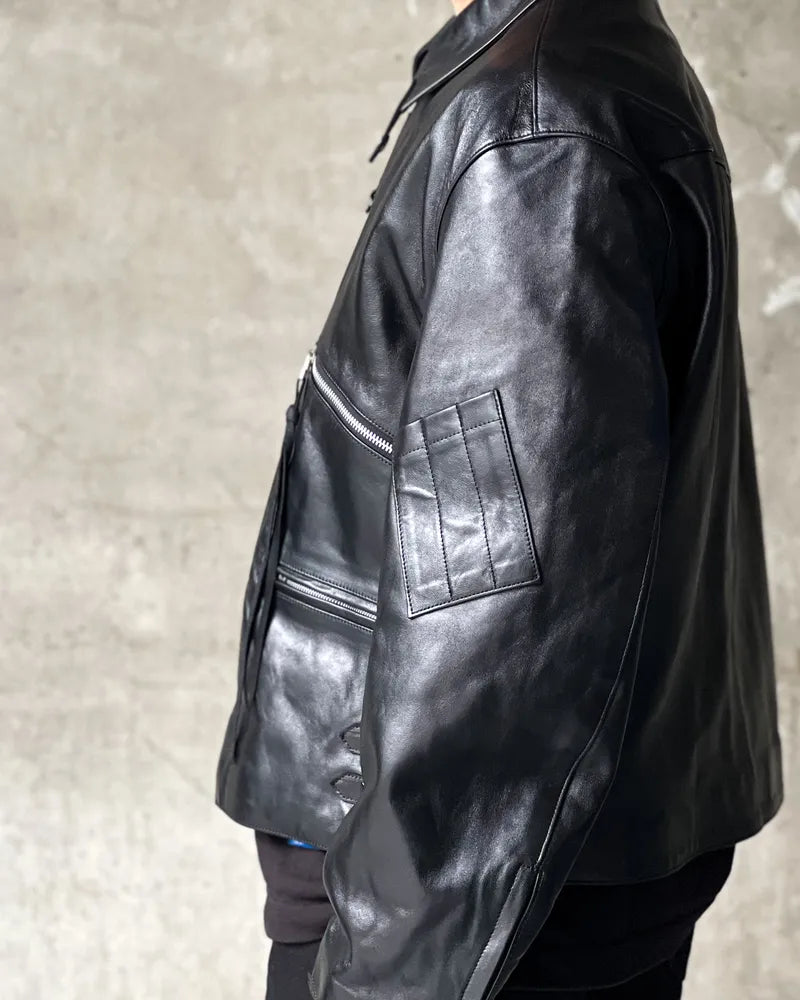 Tamme / LEATHER ML3 JACKET (24A0200)