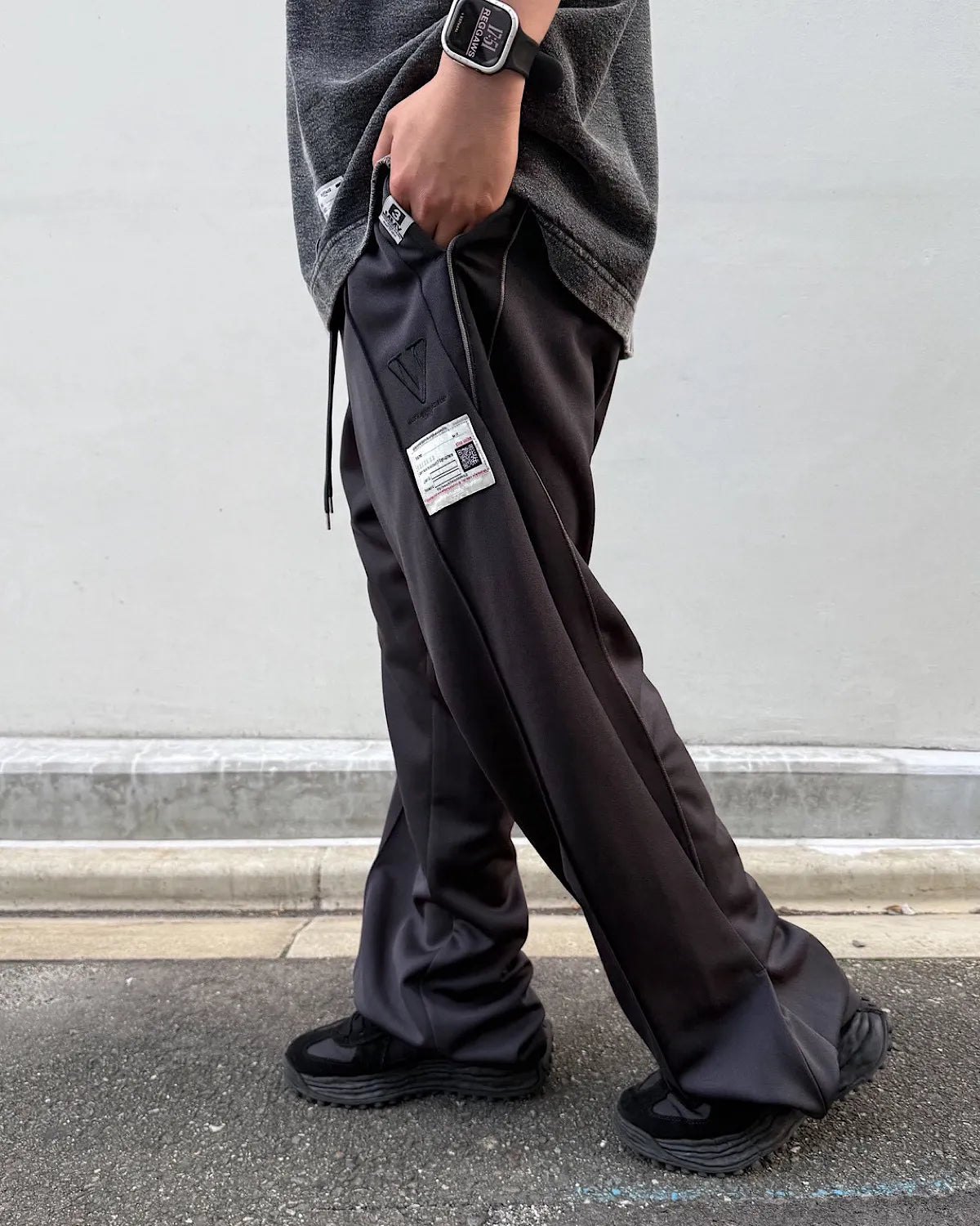 Maison MIHARA YASUHIRO / Folded Track Pants (A17PT562)