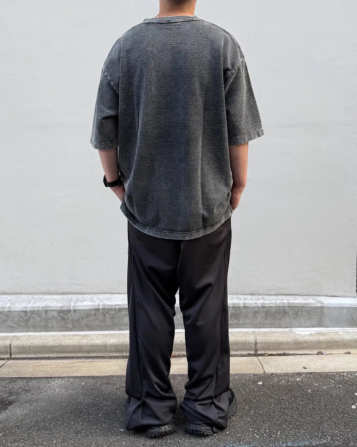 Maison MIHARA YASUHIRO / Bleached Waffle T-shirt (J17TS802)