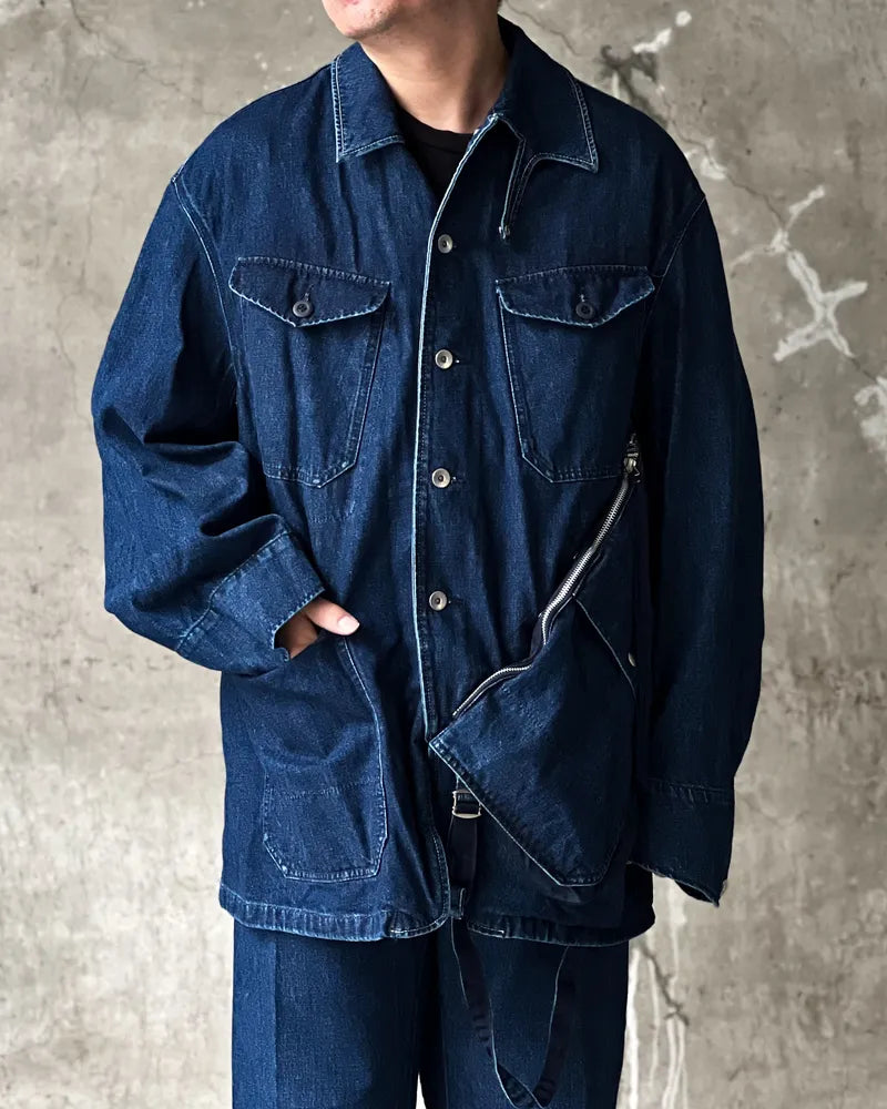 Tamme / DENIM BAG COVERALLS (24A0193)