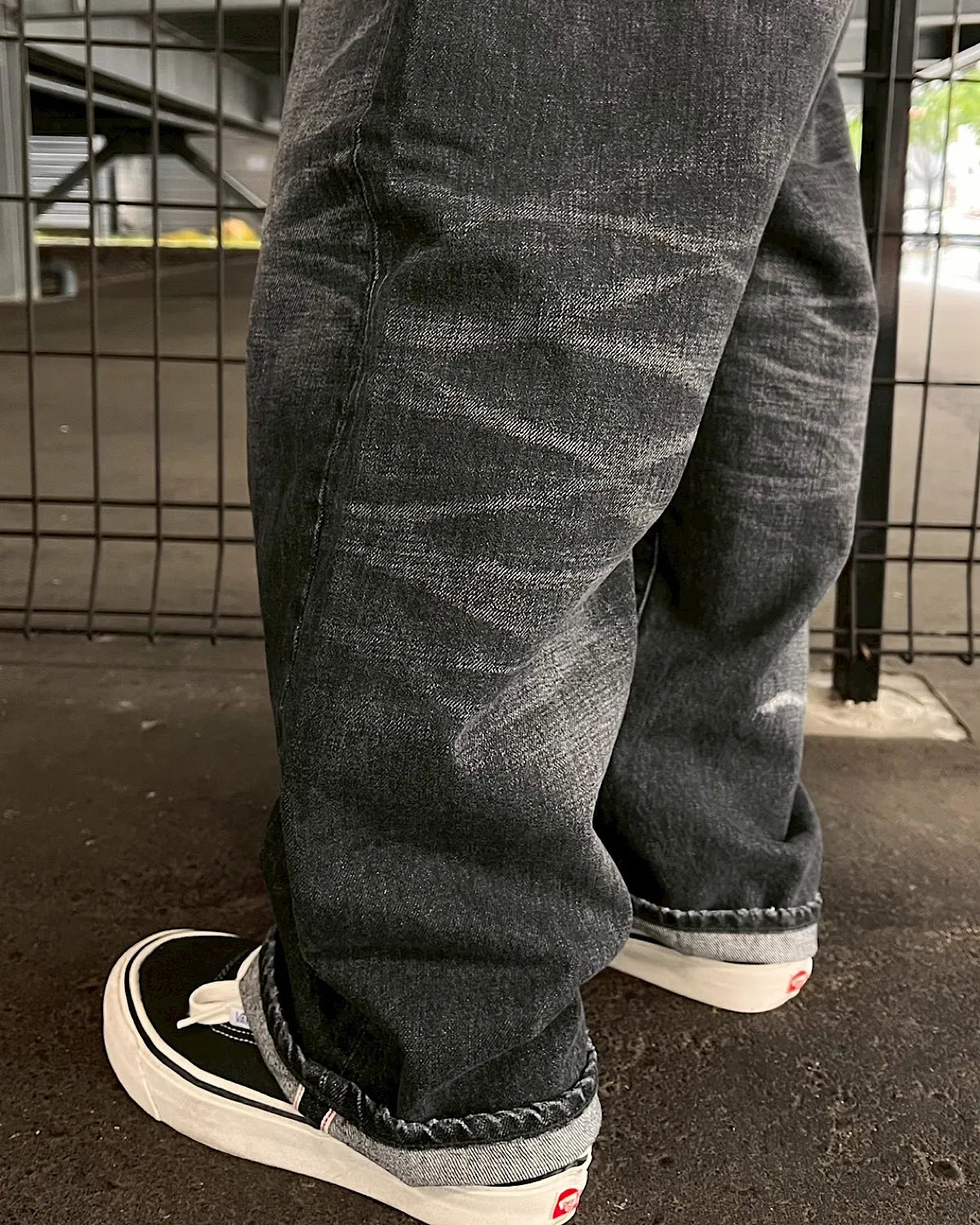 SEQUEL × FRAGMENT / DAMEGE DENIM PANTS  (SQ-26SS-PT-07)